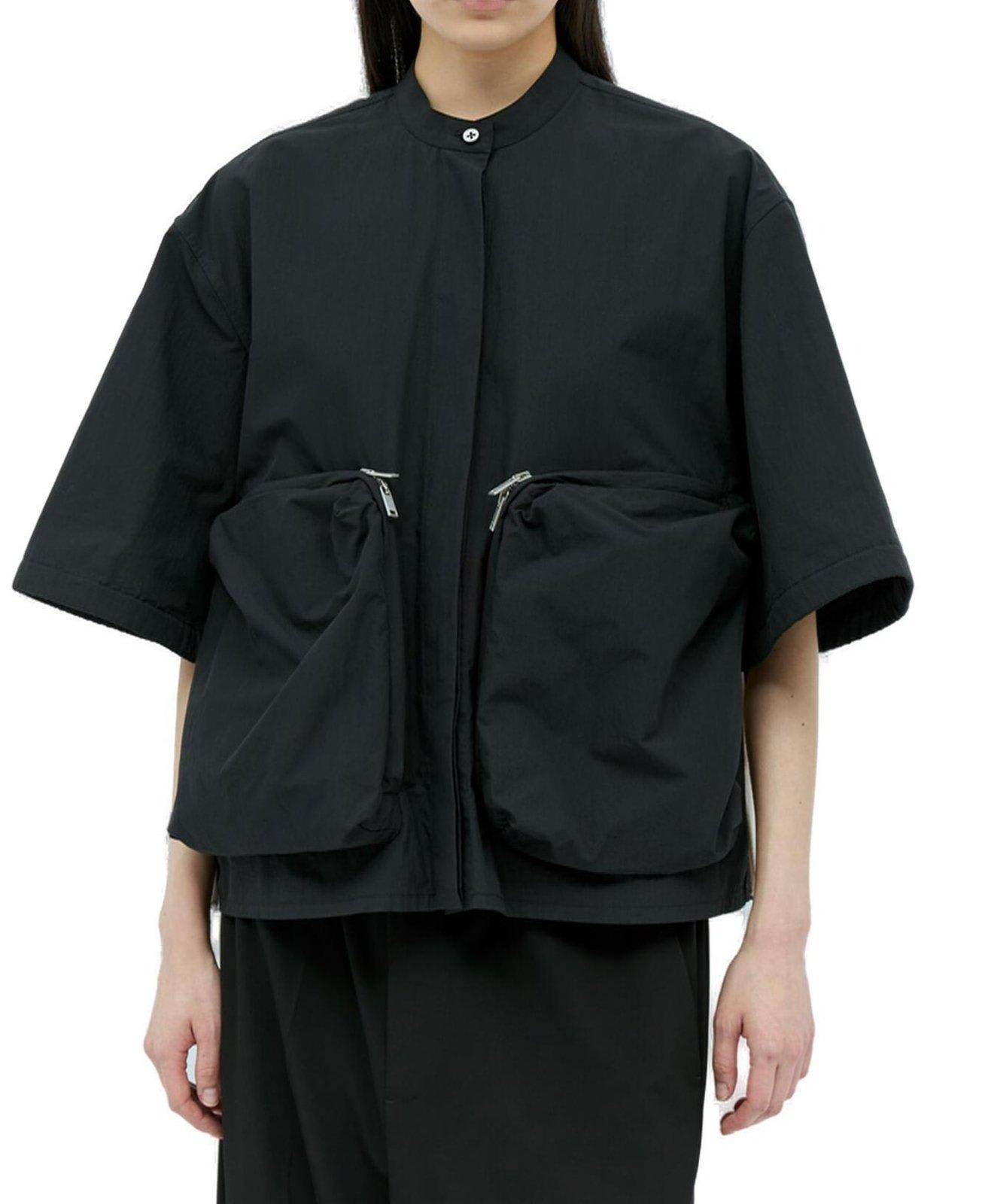 Shop Jil Sander + Pocket Detailed Shirt In Black