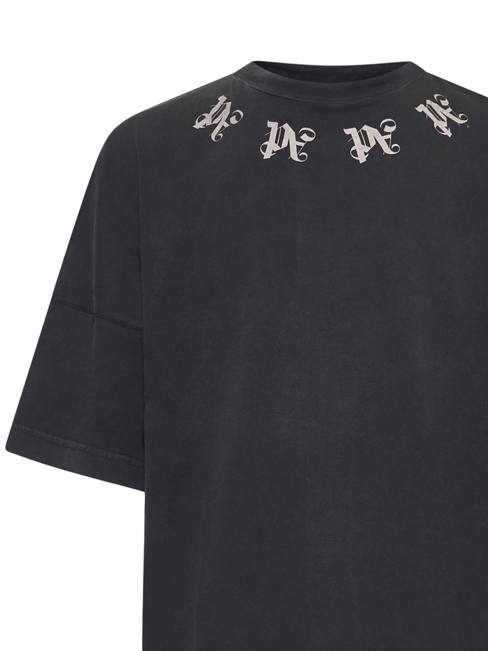 Shop Palm Angels T-shirt In Black Grey