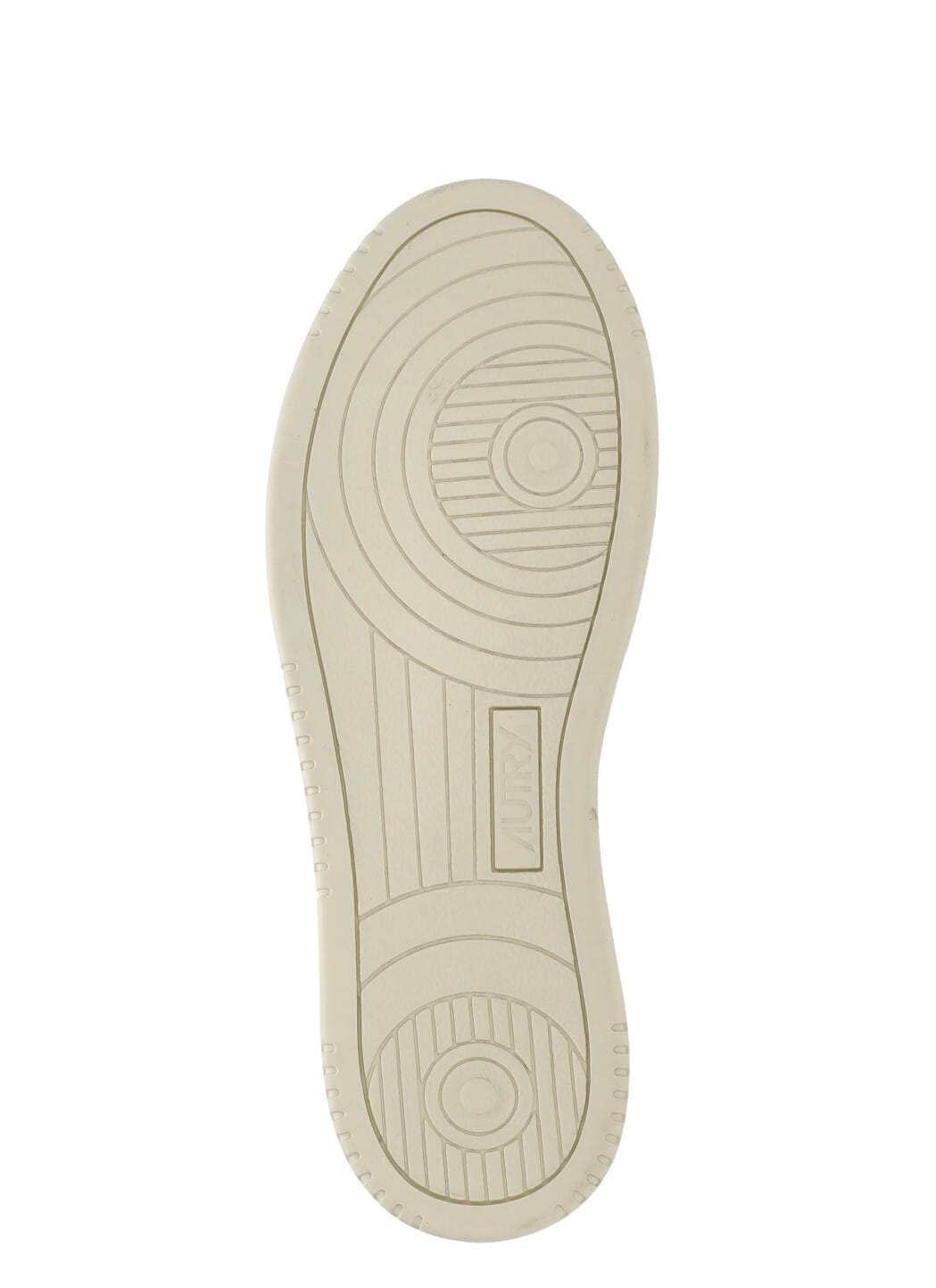 Autry Leather Low-top Sneakers With Perforated Toe Box In White
