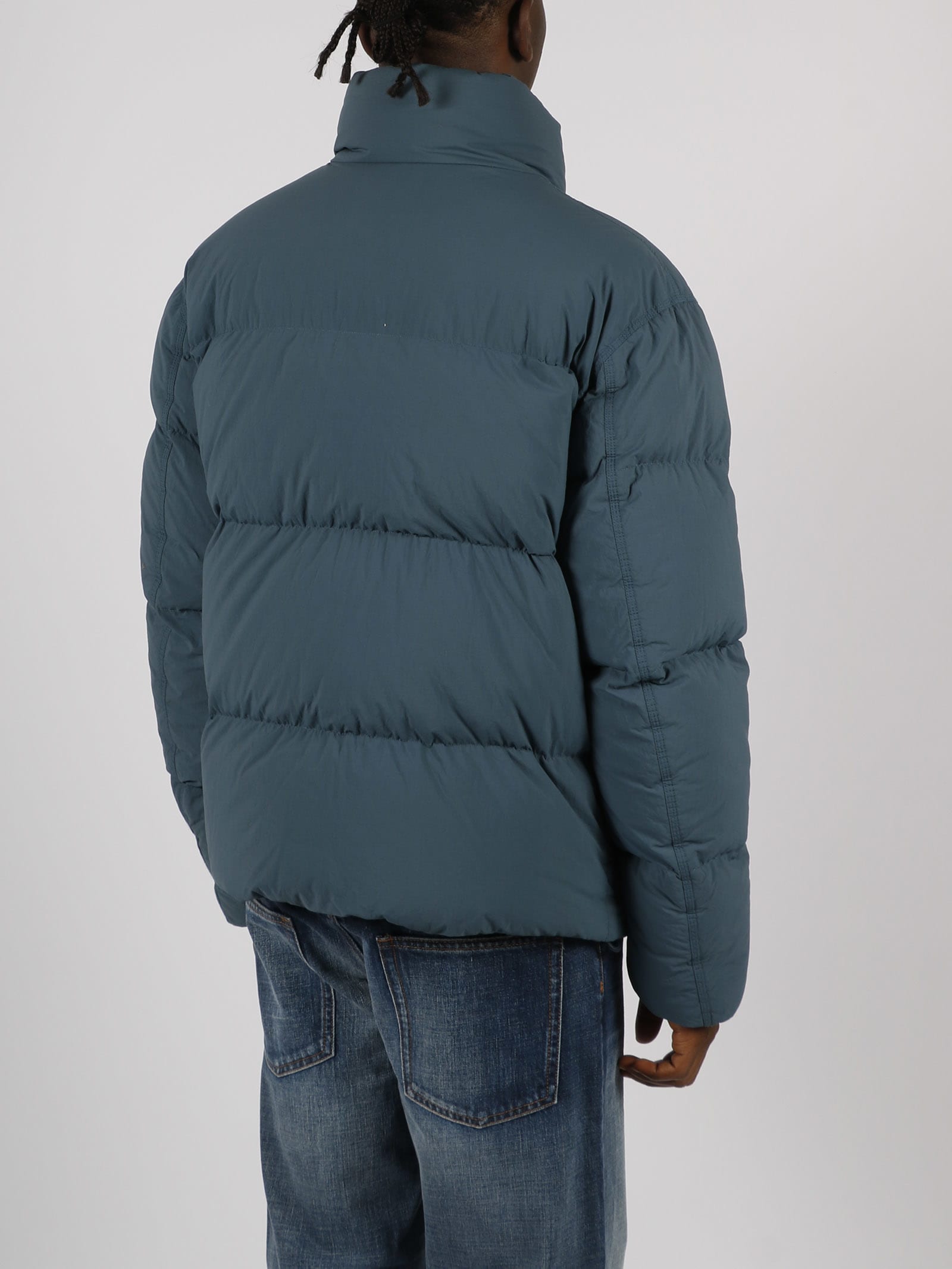 Shop Ten C Summit Down Jacket In Blue