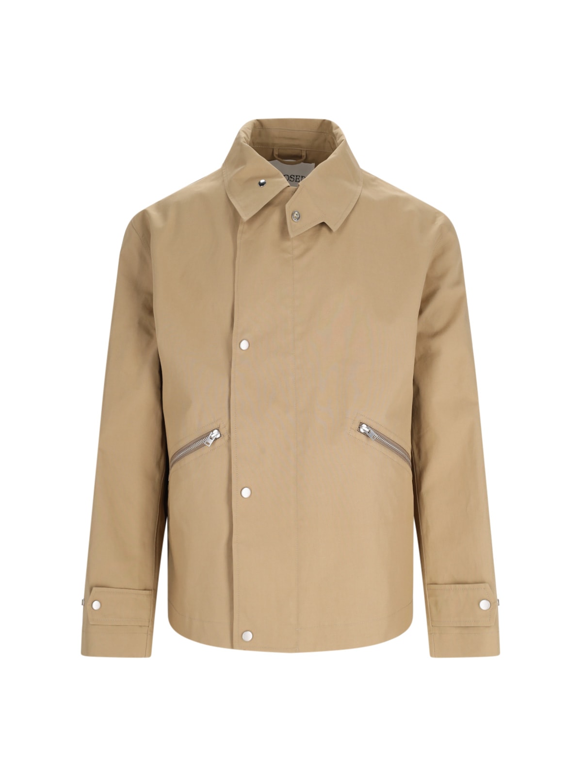 Shop Closed Military Jacket In Beige