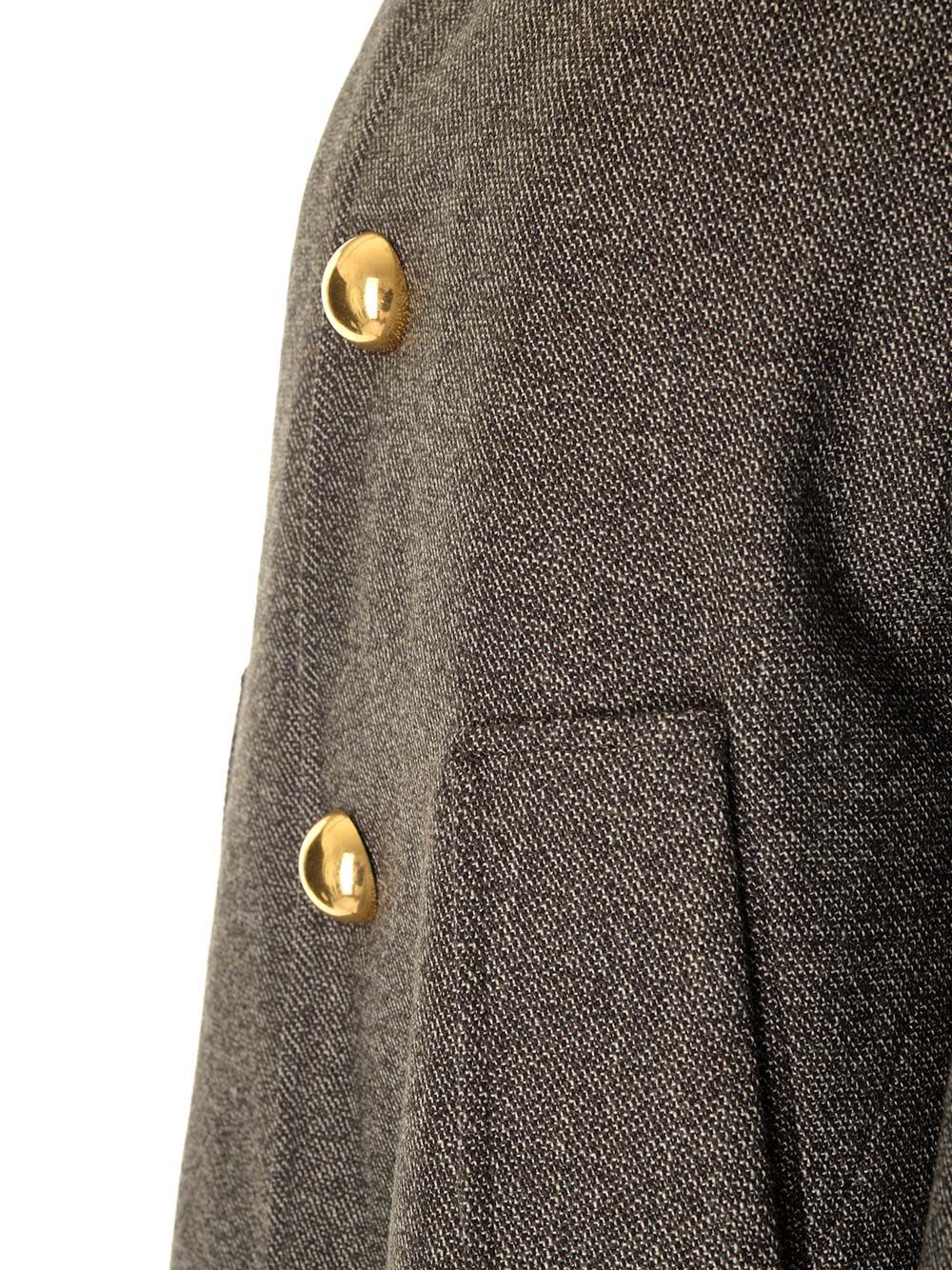 Ami Alexandre Mattiussi Wool And Cotton Caban Coats Brown In Brown