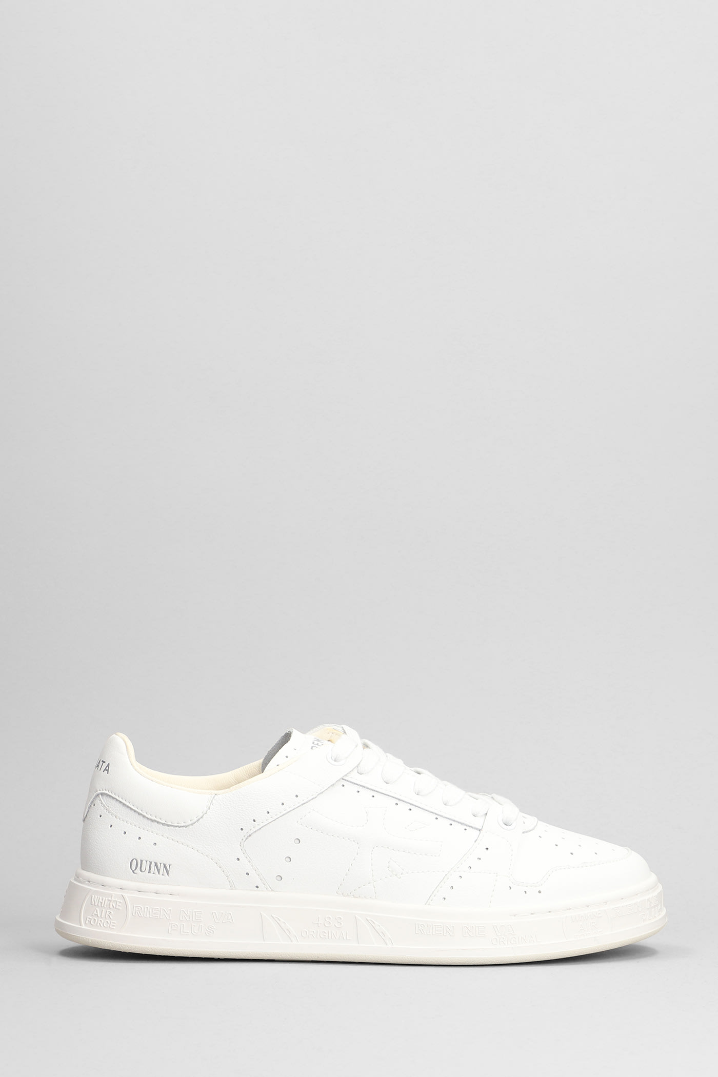 Premiata Quinn Sneakers In White Leather