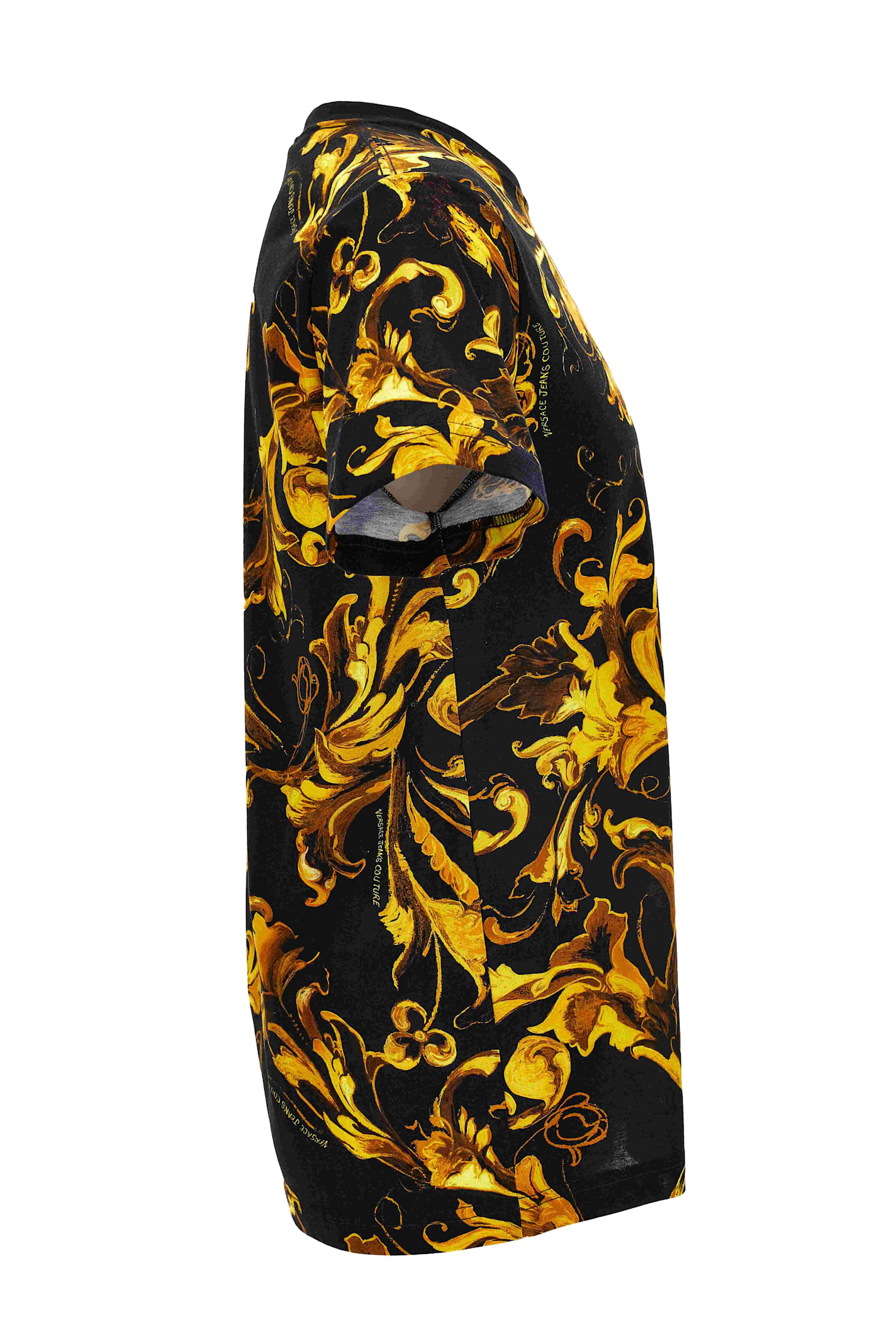 Versace Jeans Couture Cotton T Shirts In Multi