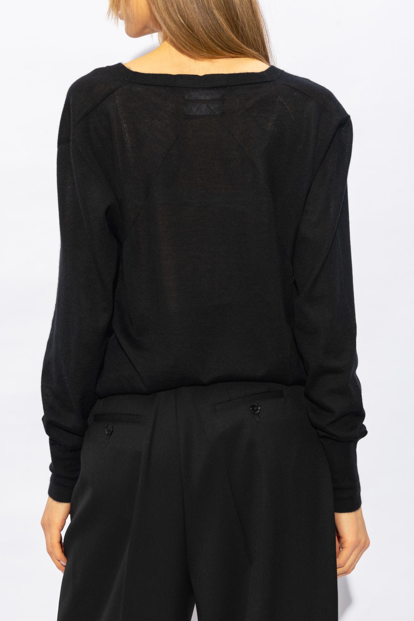 Jil Sander Cashmere Sweater In Black