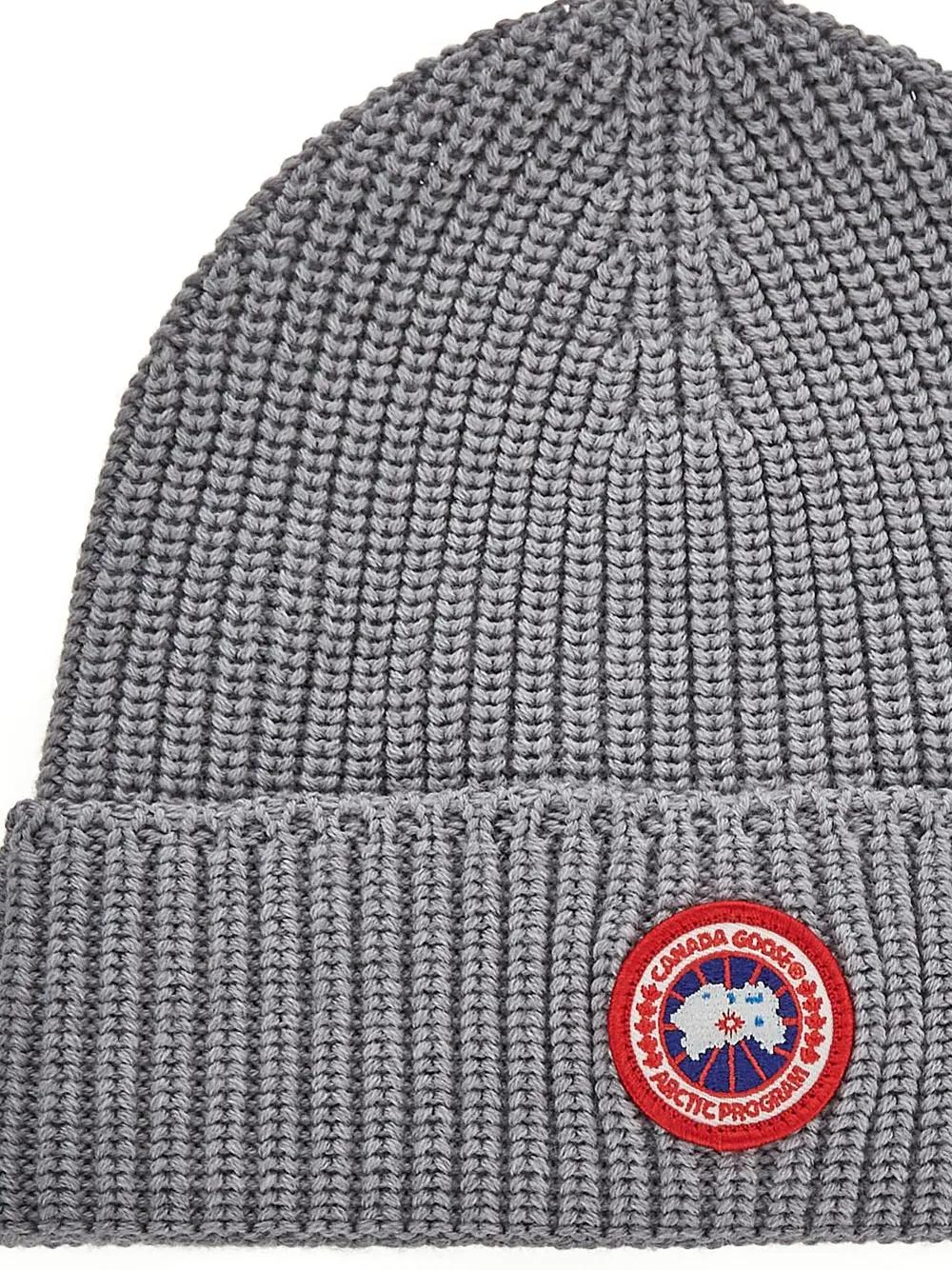 Shop Canada Goose Wool Hat In Grey