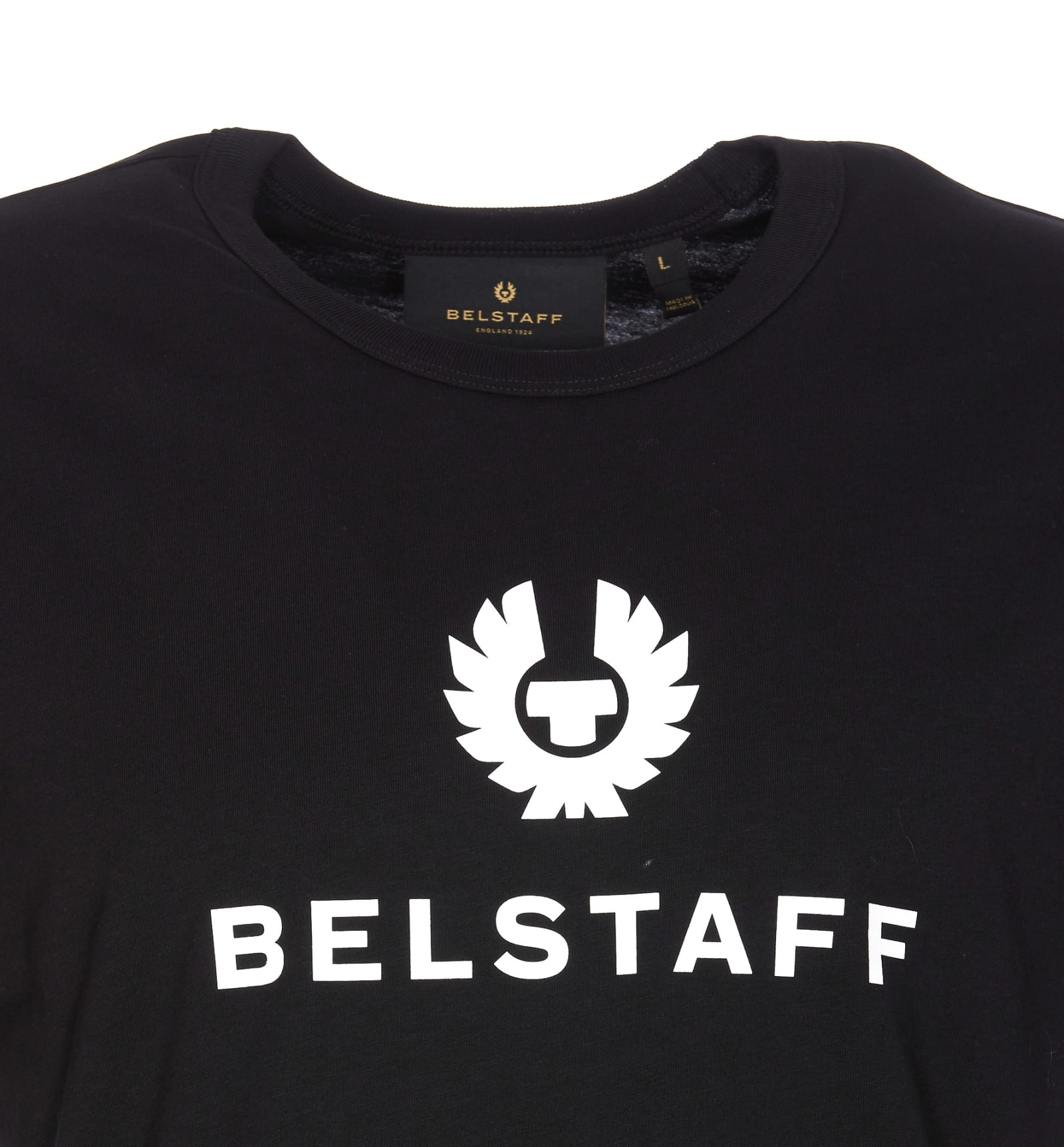 Shop Belstaff Logo Signature T-shirt In Black
