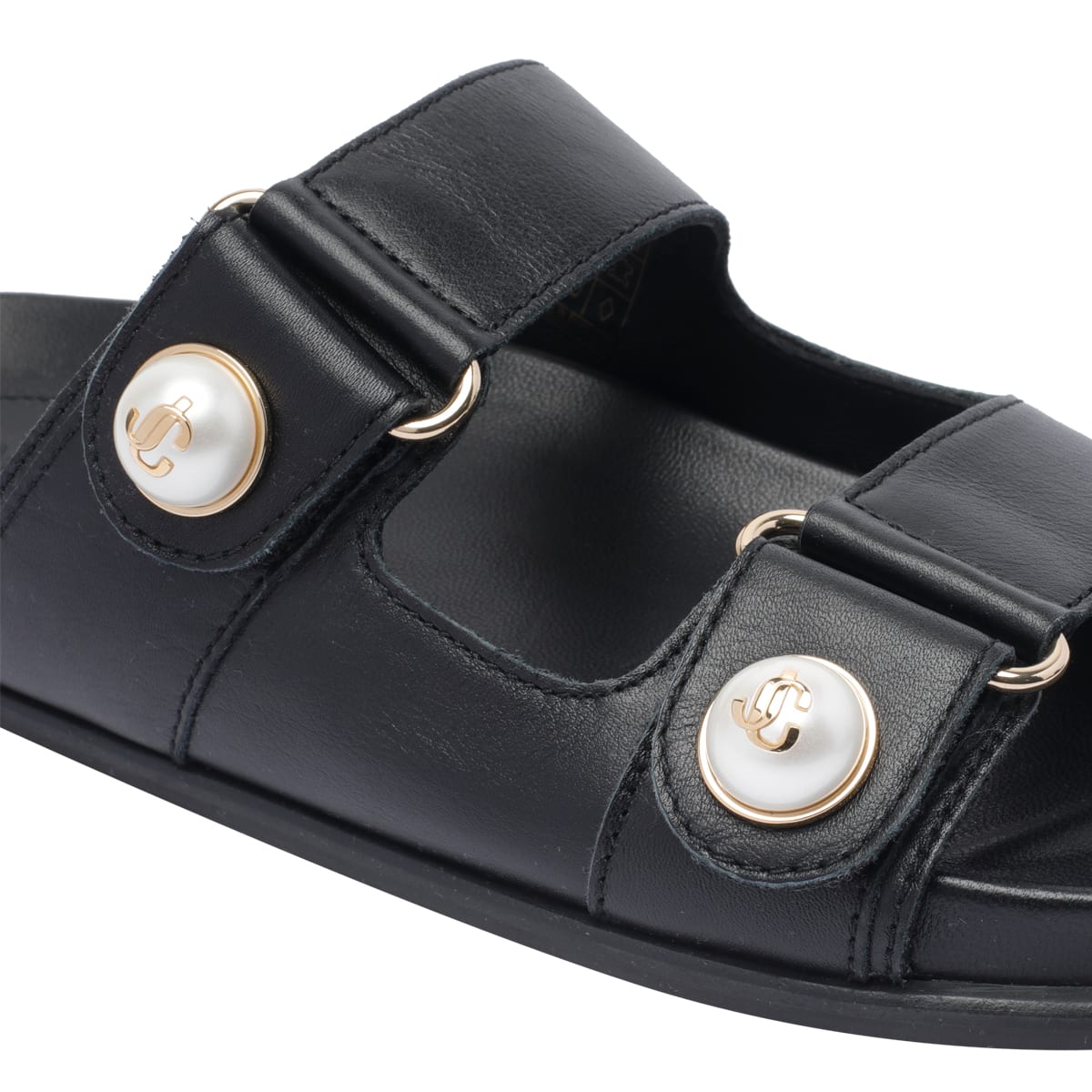 Jimmy Choo Fayence Sandals In Black