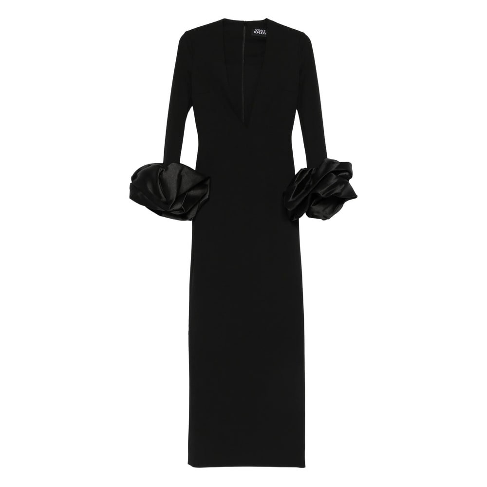Solace London Maxi Robe - Noir