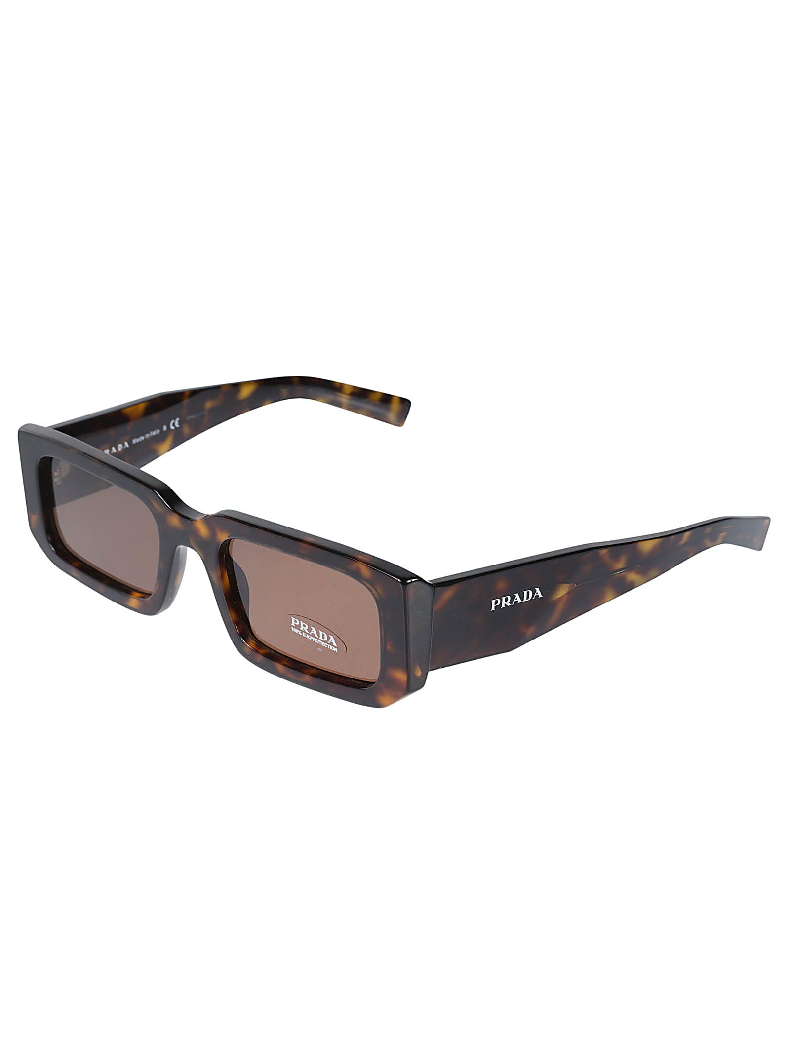 Shop Prada Square Frame Sunglasses In 2au8c1