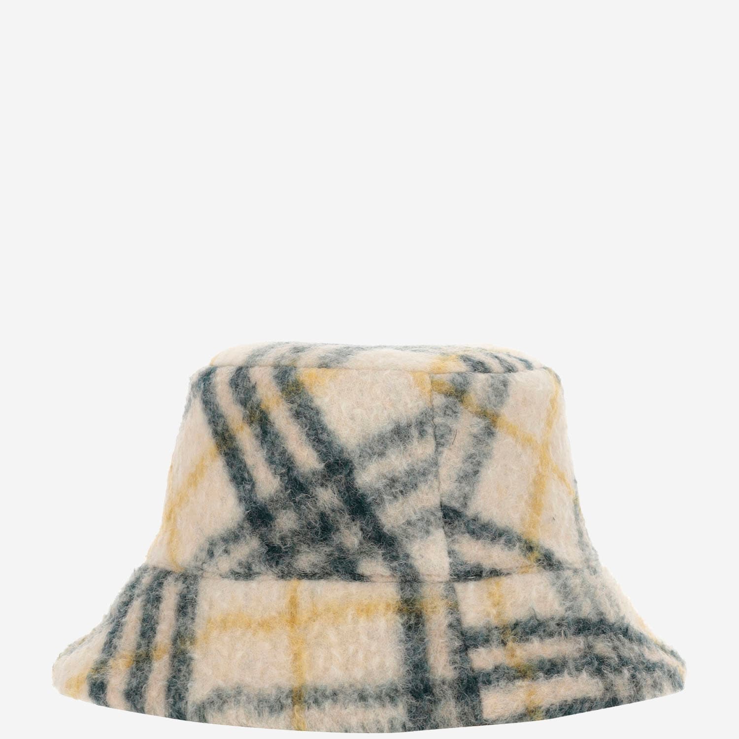 BURBERRY REVERSIBLE FLEECE CHECK BUCKET HAT 