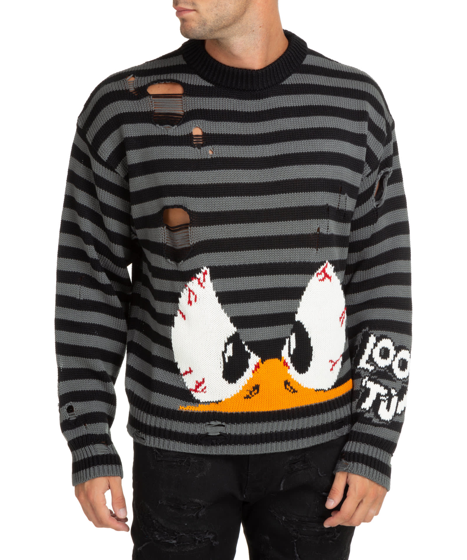 GCDS Looney Tunes Duffy Duck Wool Sweater
