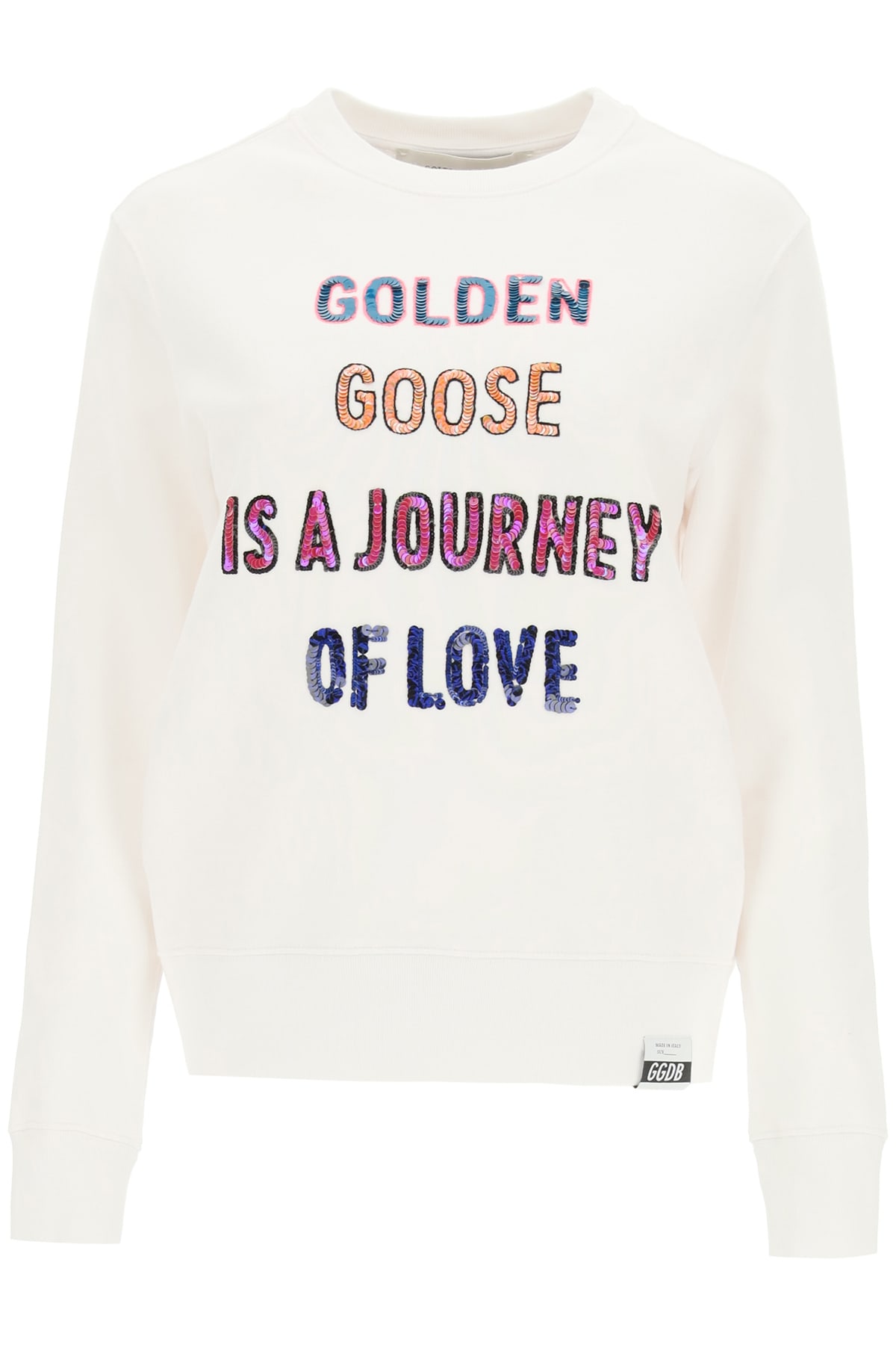 Golden Goose Athena Sweatshirt With Sequined Logo