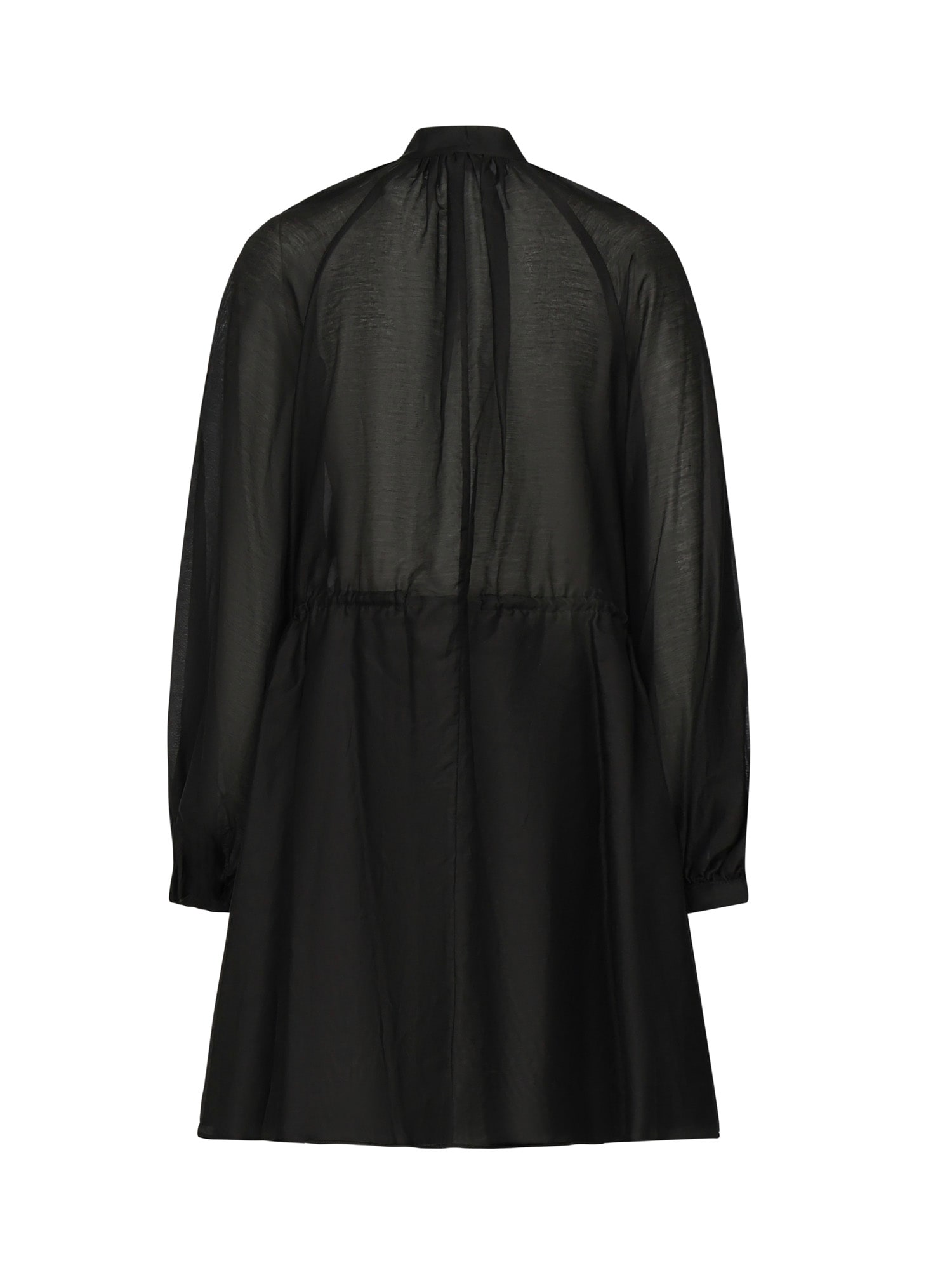 Pinko Skull-embellished Mini Dress In Black