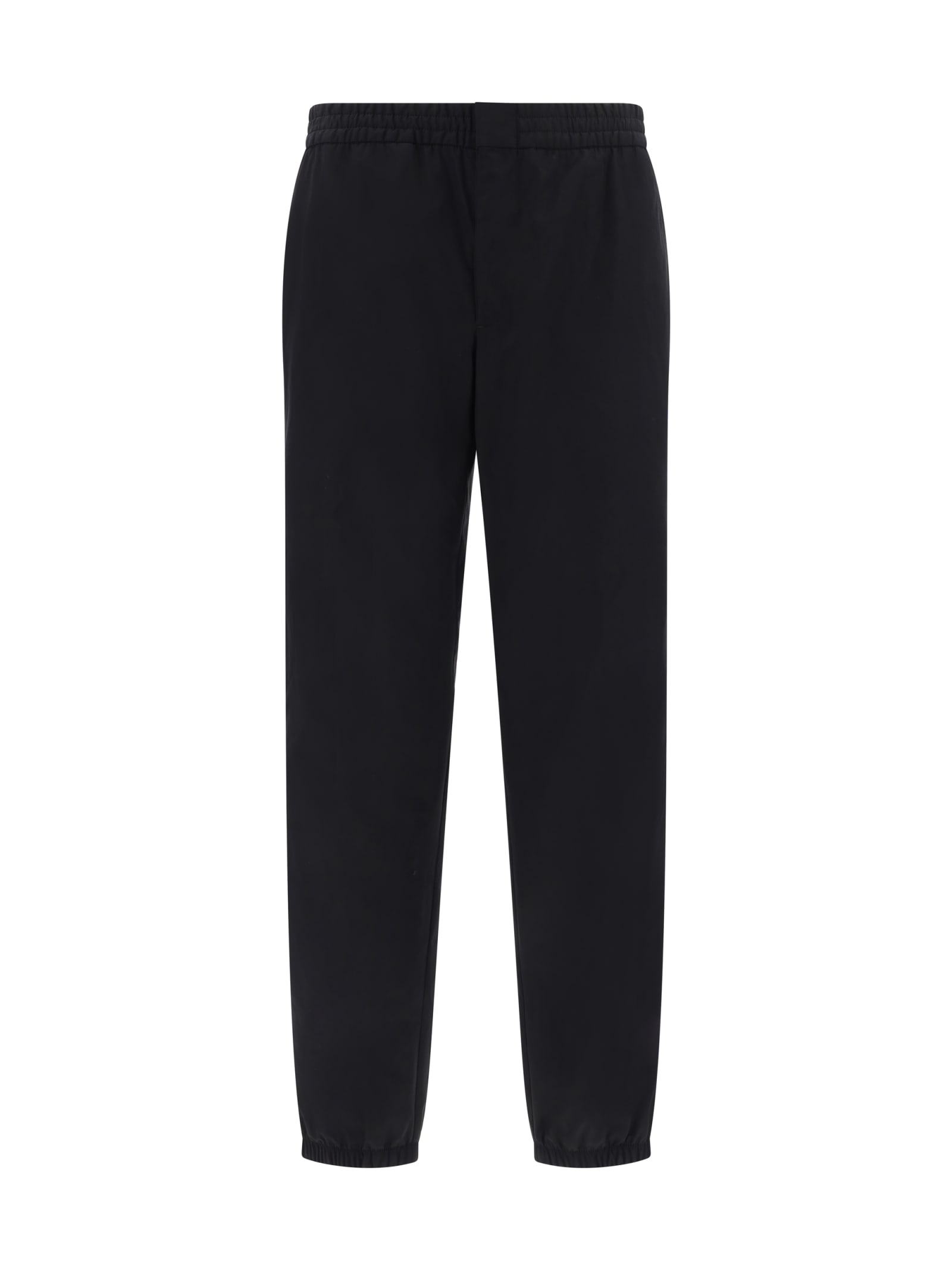 Shop Prada Pants In Nero