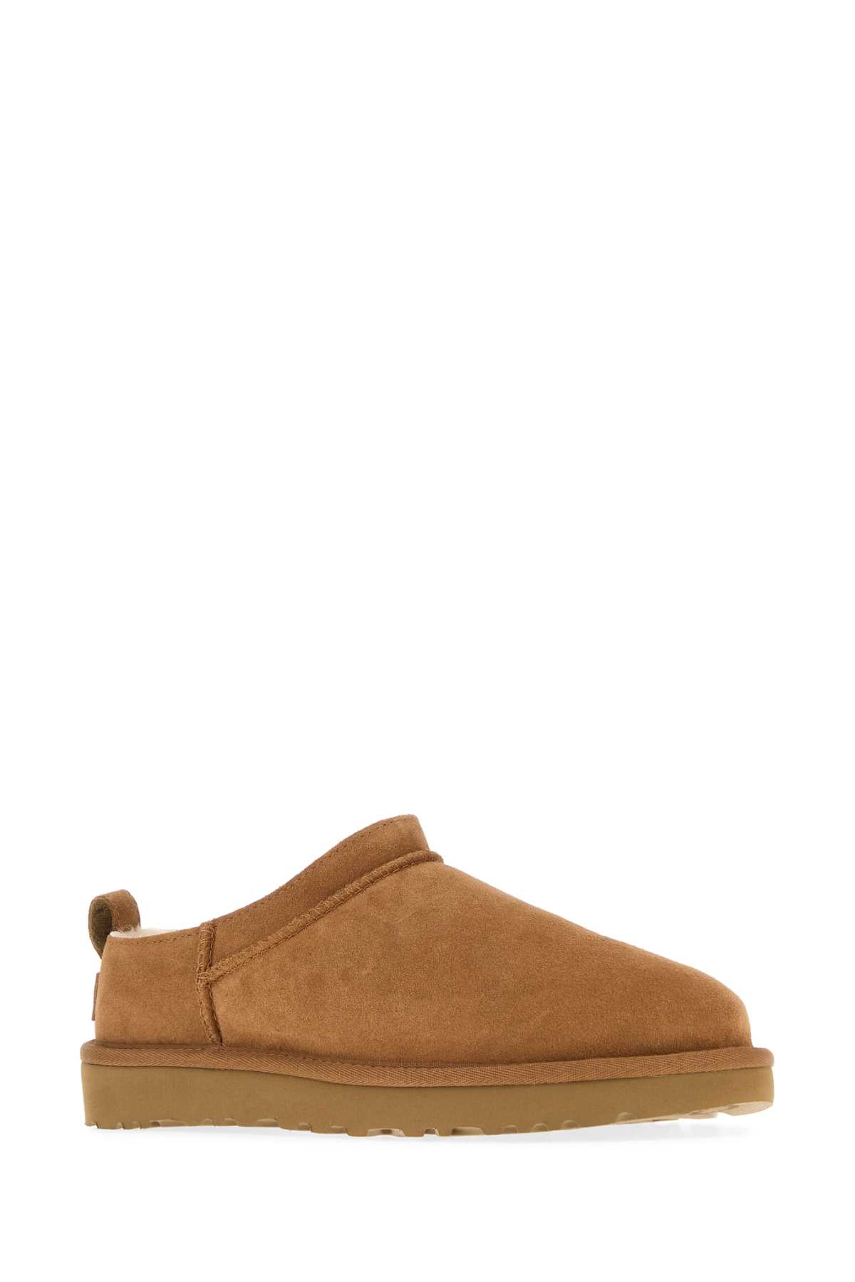 Ugg Camel Suede Classic Micro Slippers In Brown