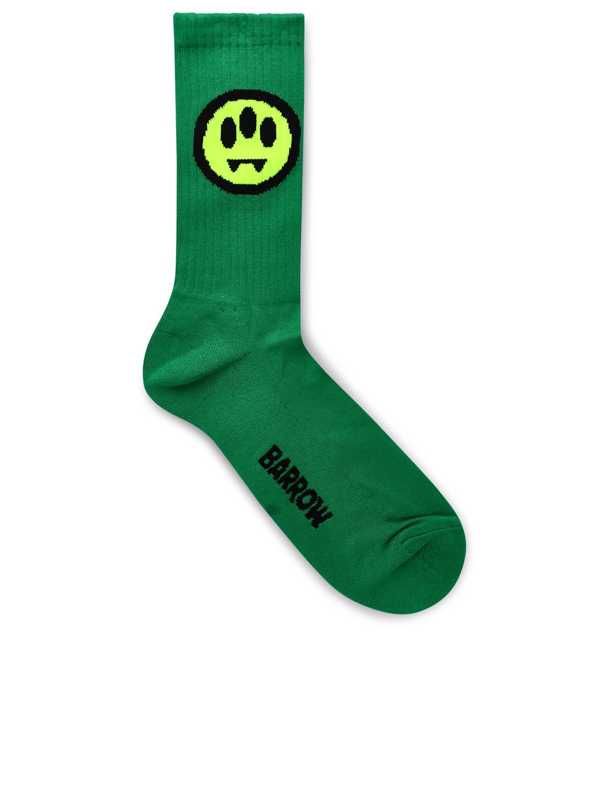 Green Cotton Blend Sock