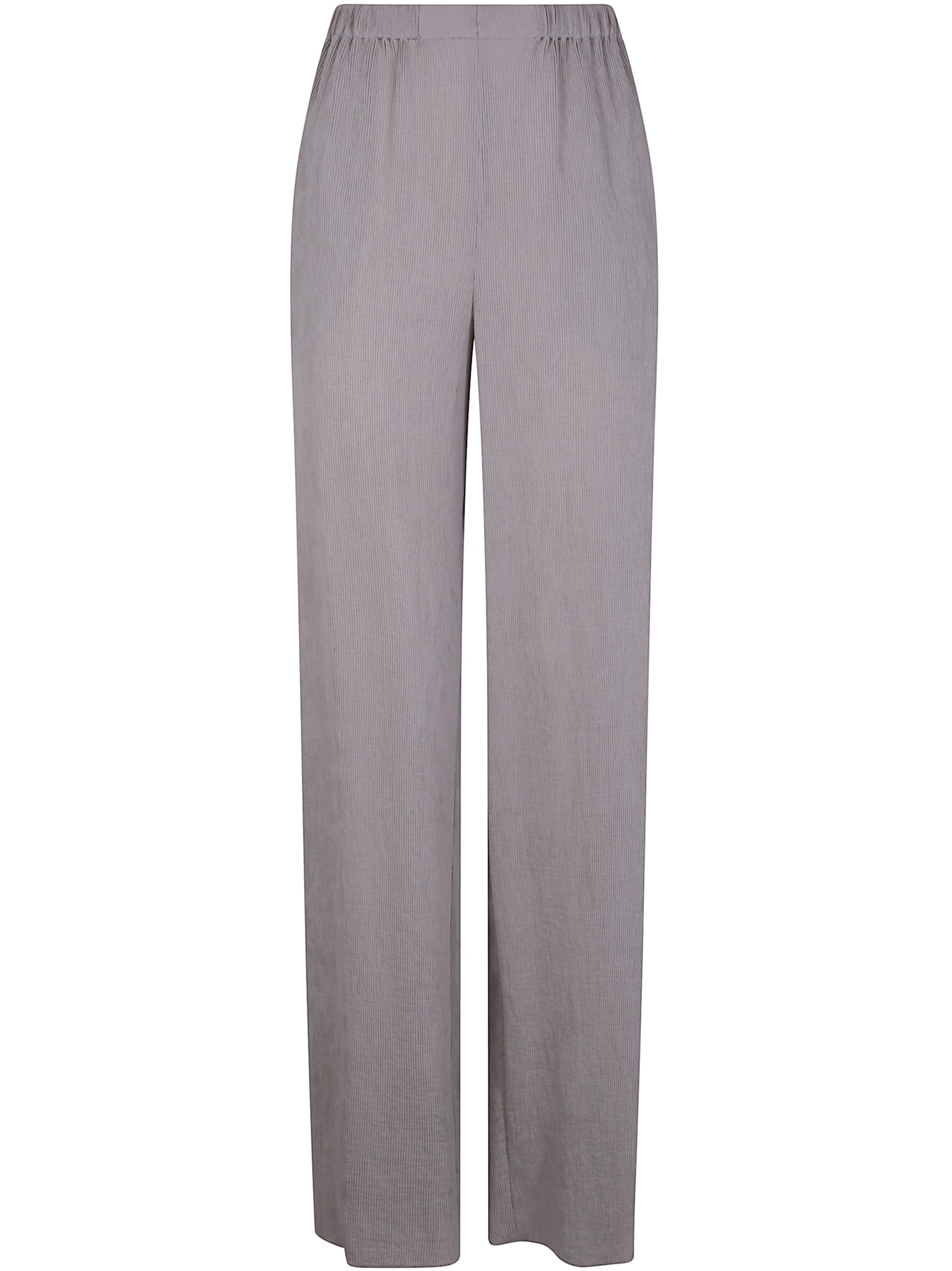 Emporio Armani Trousers In Flint Gray