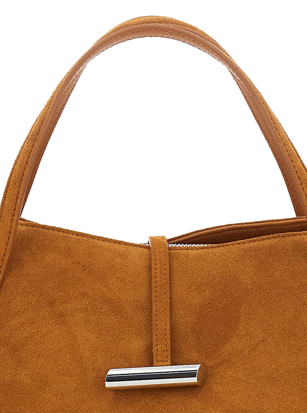 Little Liffner Penne Suede Tote Bag In Brown