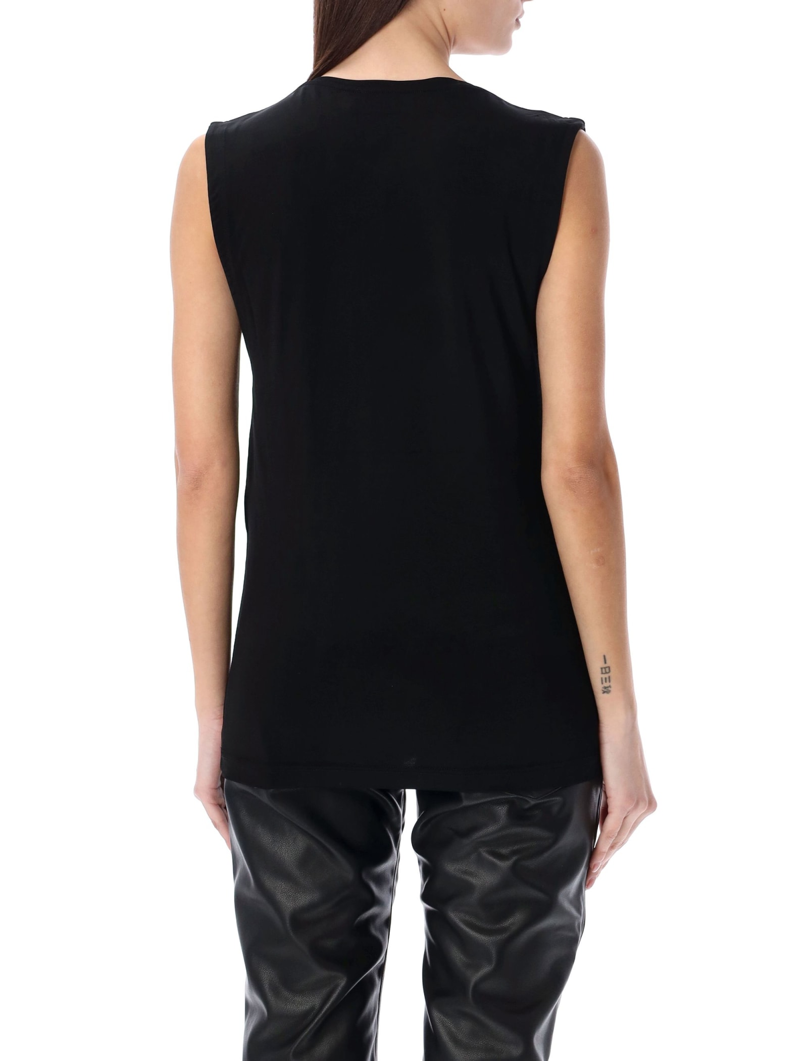 Shop Y/project T Chrome Tank Top In Black