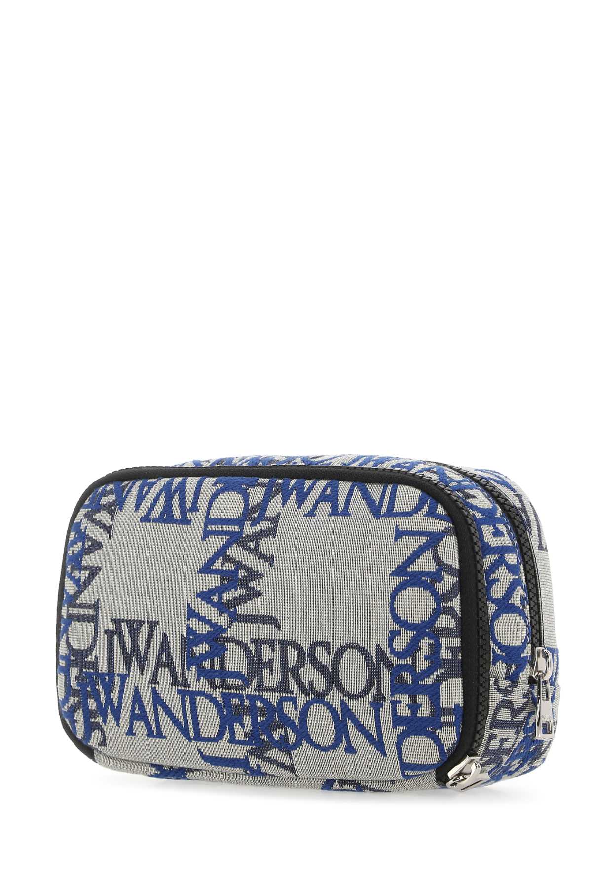 Jw Anderson Embroidered Fabric Beauty Case In 614