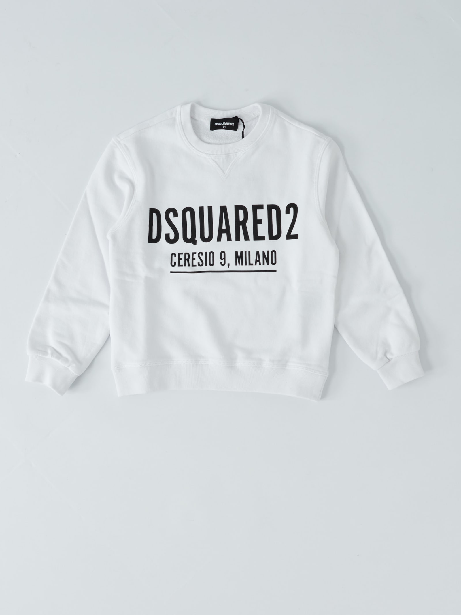 Dsquared2 D2s607u Relax Sweat-shirt Dsquared In Bianco