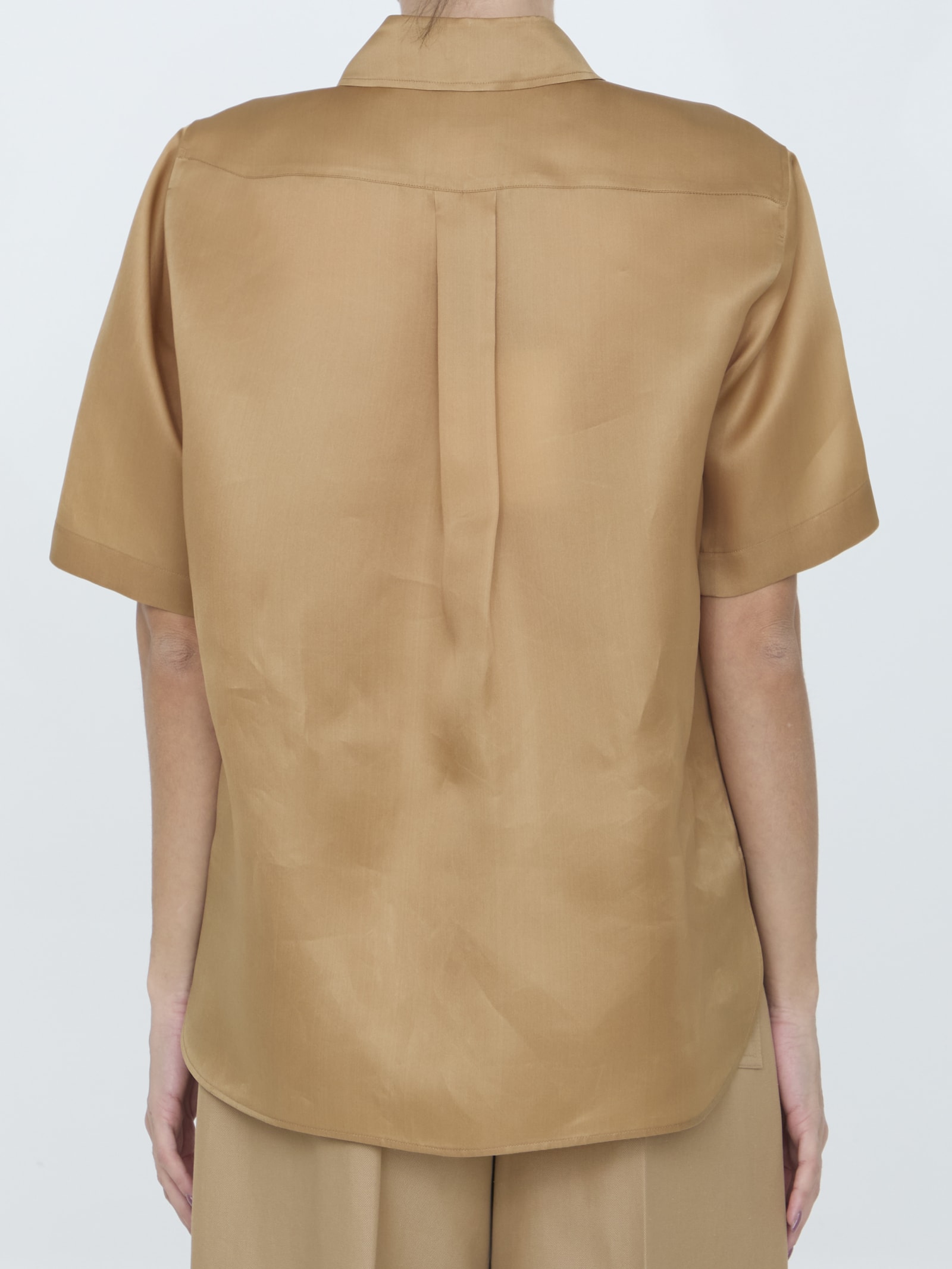 Shop Max Mara Acanto Shirt In Beige