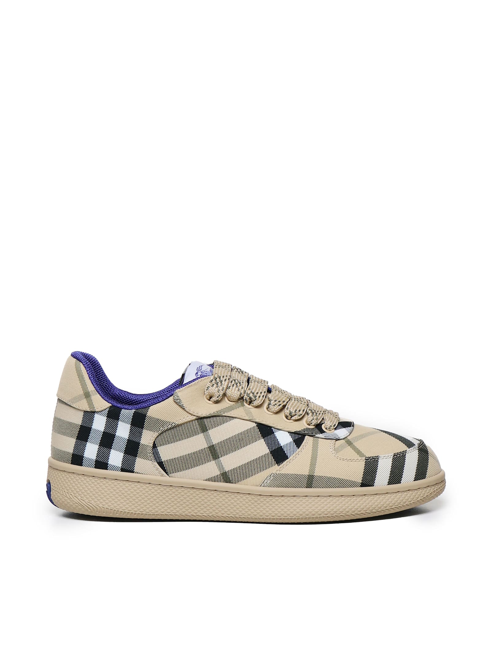 Shop Burberry Vintage Check Sneakers