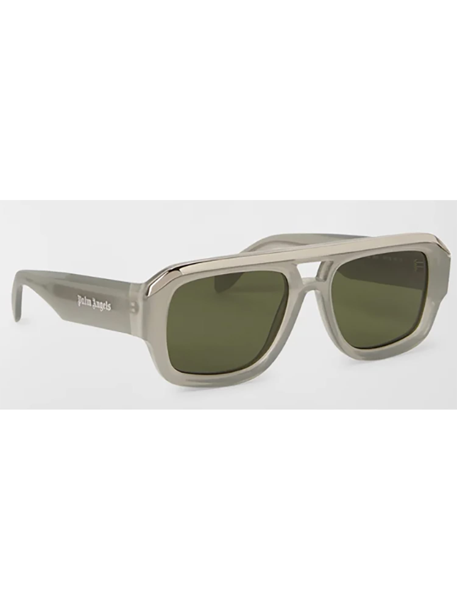 Shop Palm Angels Peri062 Stockton Sunglasses In Grey