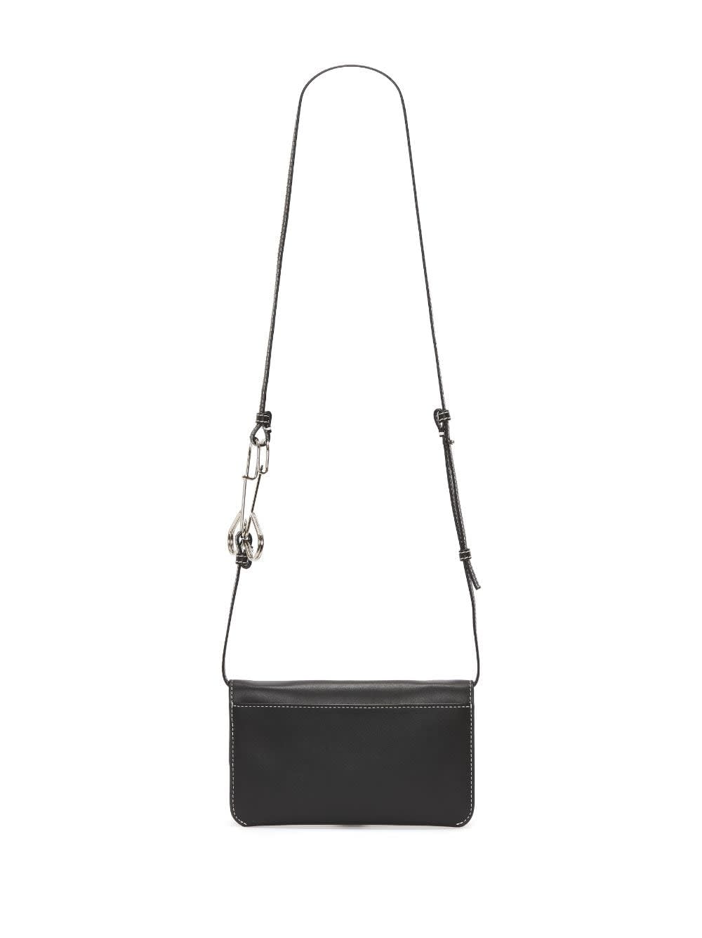 Shop Jw Anderson Penis Pin Phone Pouch In Black