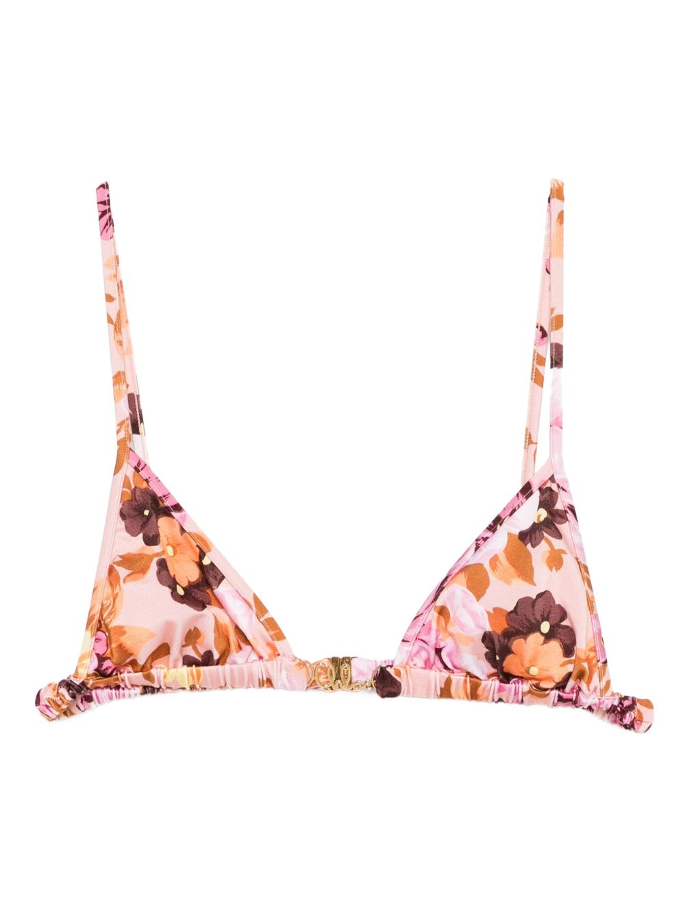 Chloé Chloè Triangle Bikini Top In Pink
