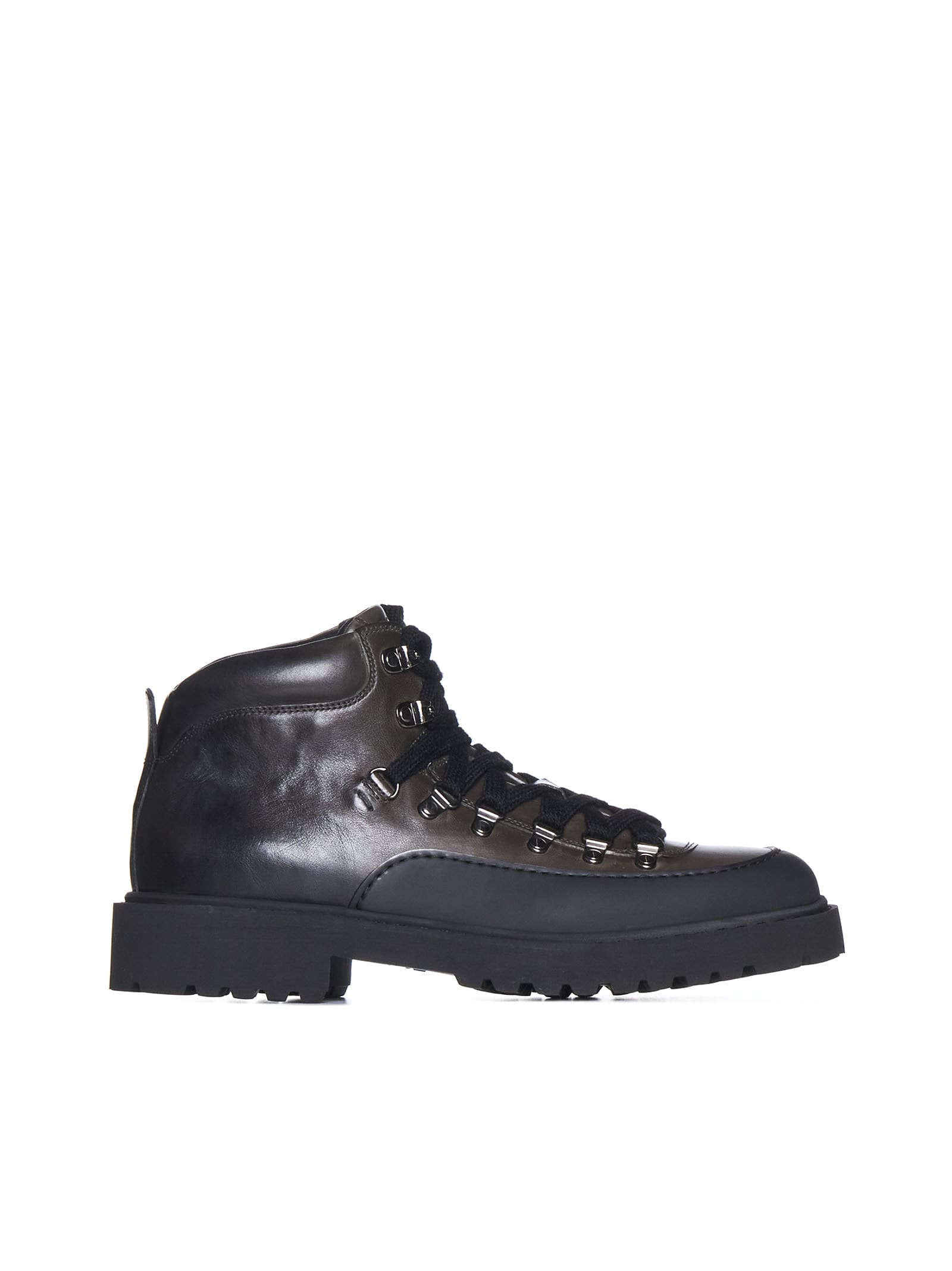 Shop Doucal's Boots In Asphalt