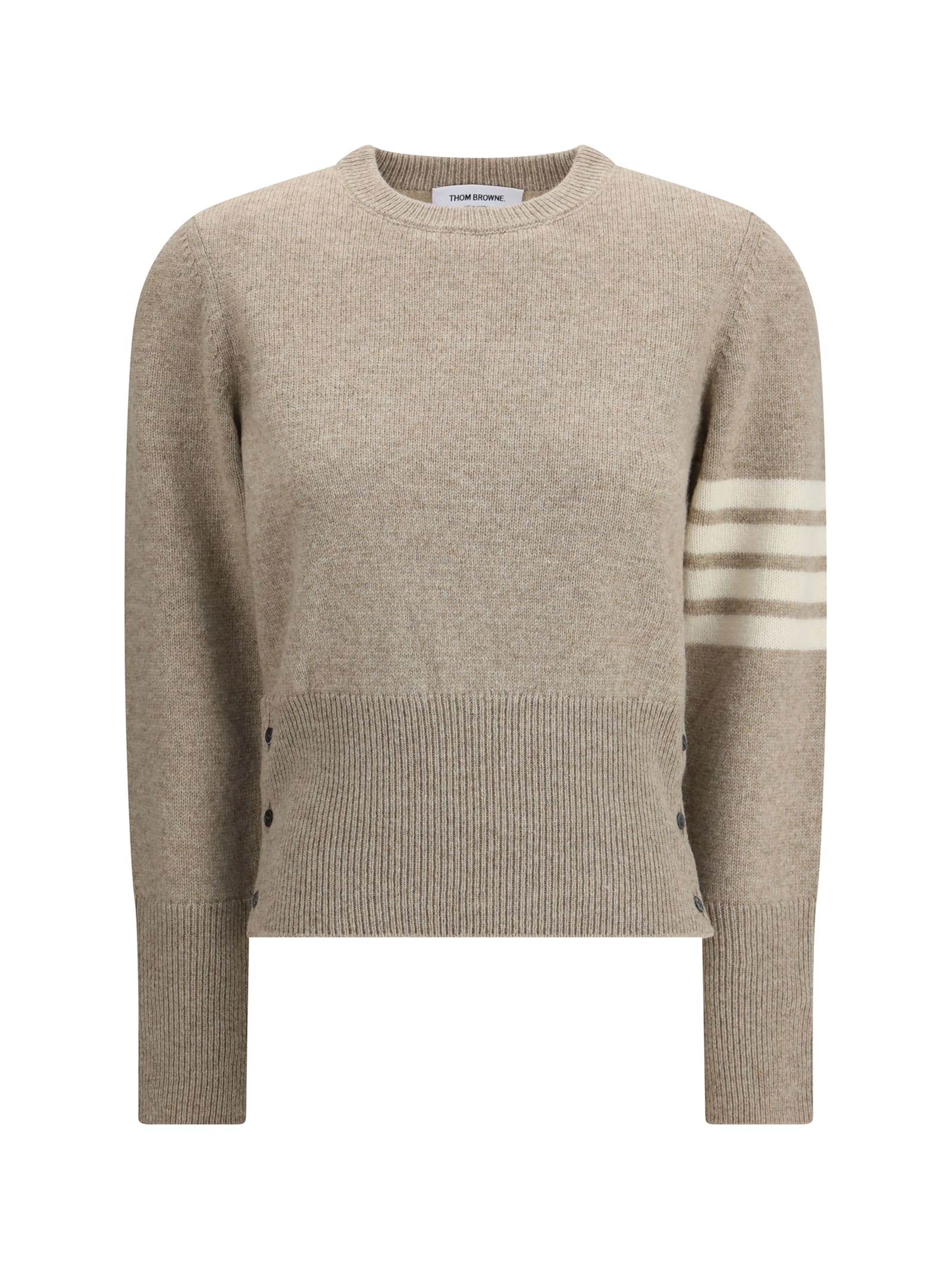 Thom Browne Wool Sweater In Brown