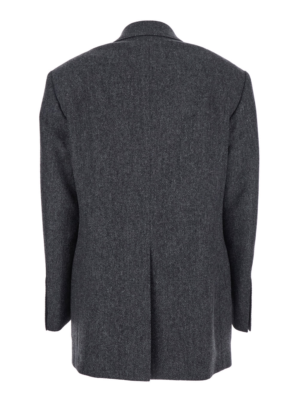 Tagliatore Single Breasted Blazer In Gray
