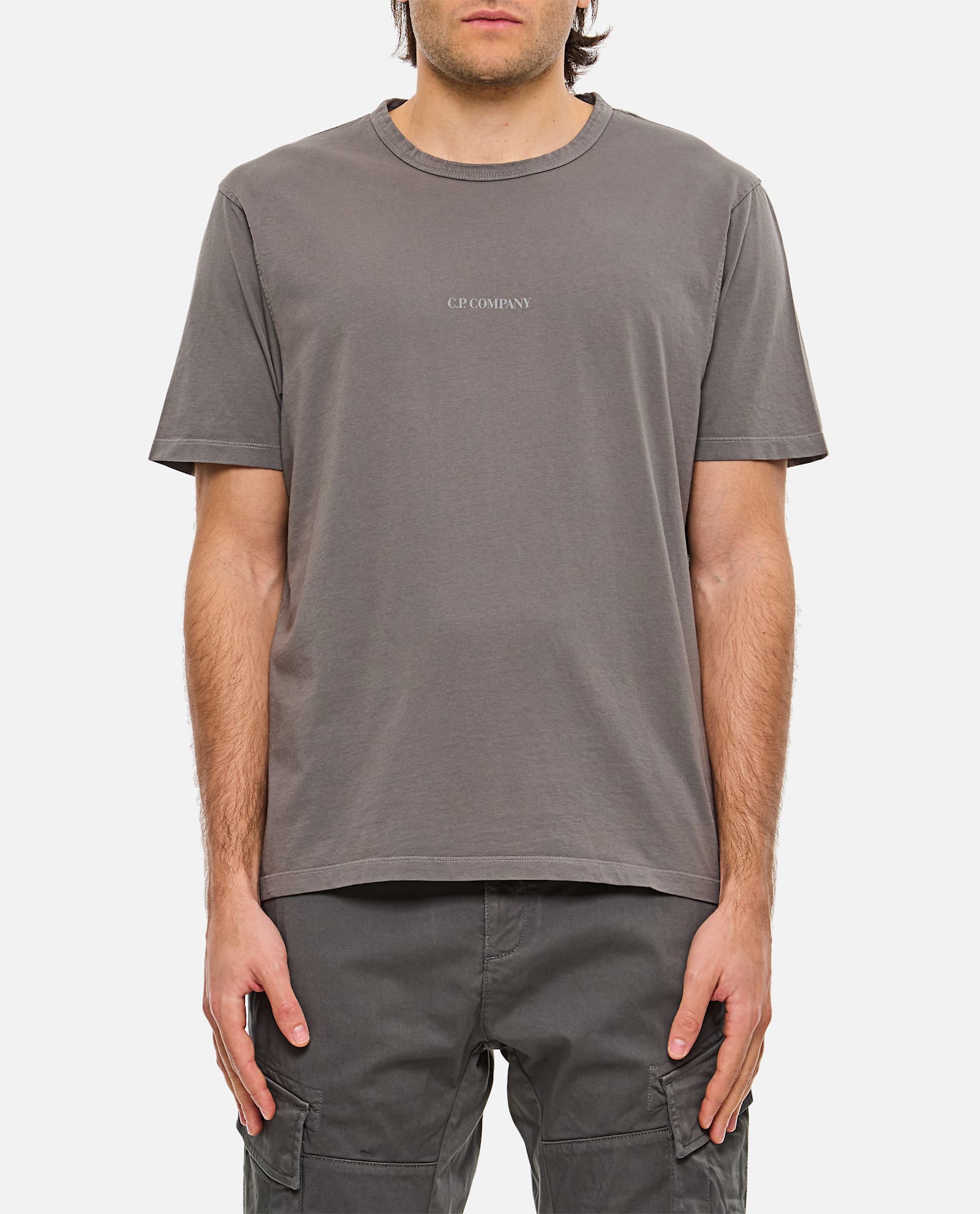 C. P. Company 70/2 Mercerized Jersey Printed Logo T-shirt