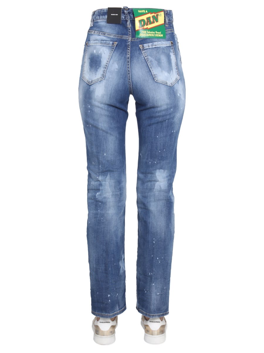 Shop Dsquared2 Jeans In Denim In Blue