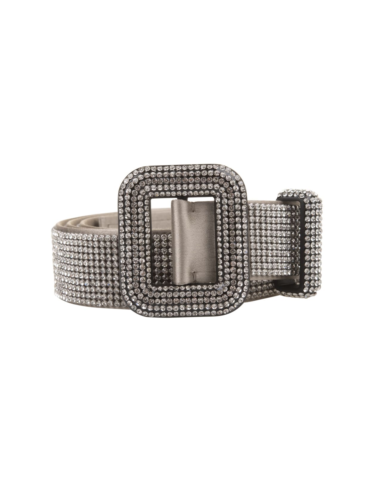 Shop Benedetta Bruzziches Crystal On Silver - Venus La Petite Belt