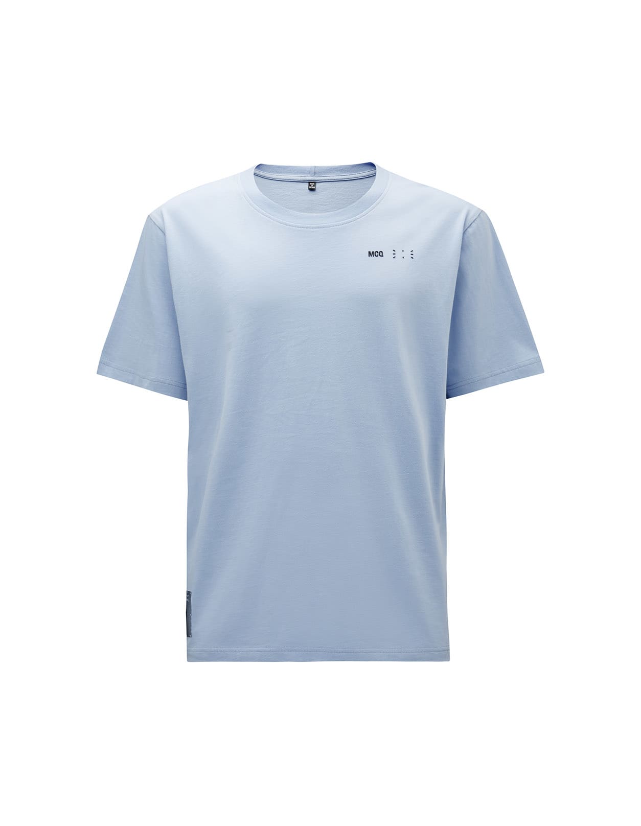 McQ Alexander McQueen Man Light Blue T-shirt With Logo