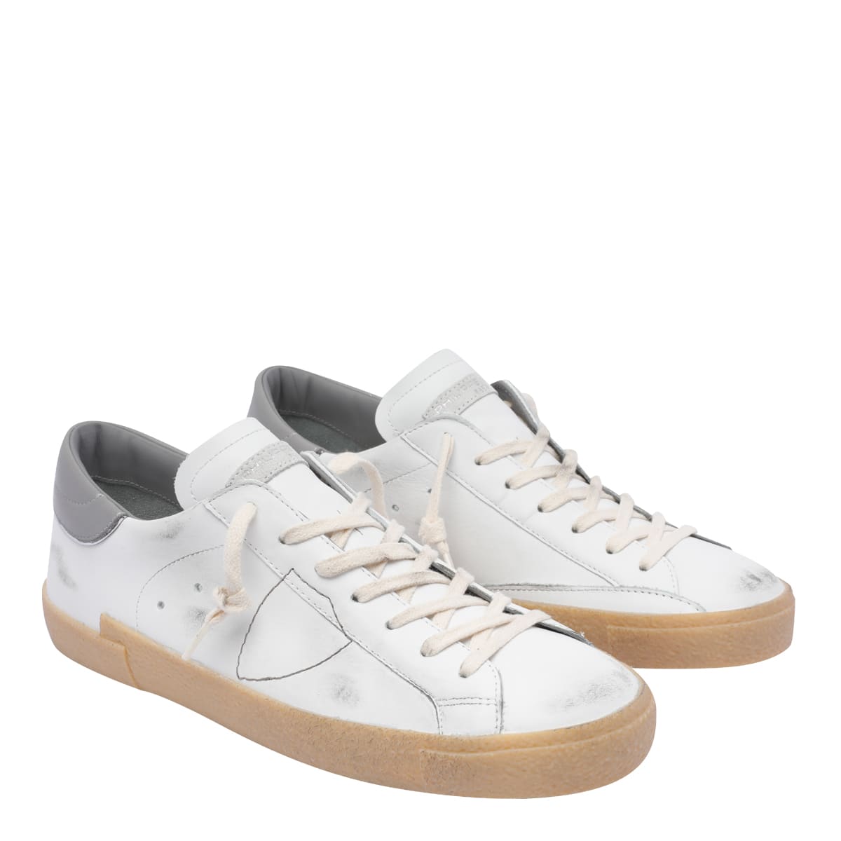 Philippe Model Prsx Sneakers In White/grey