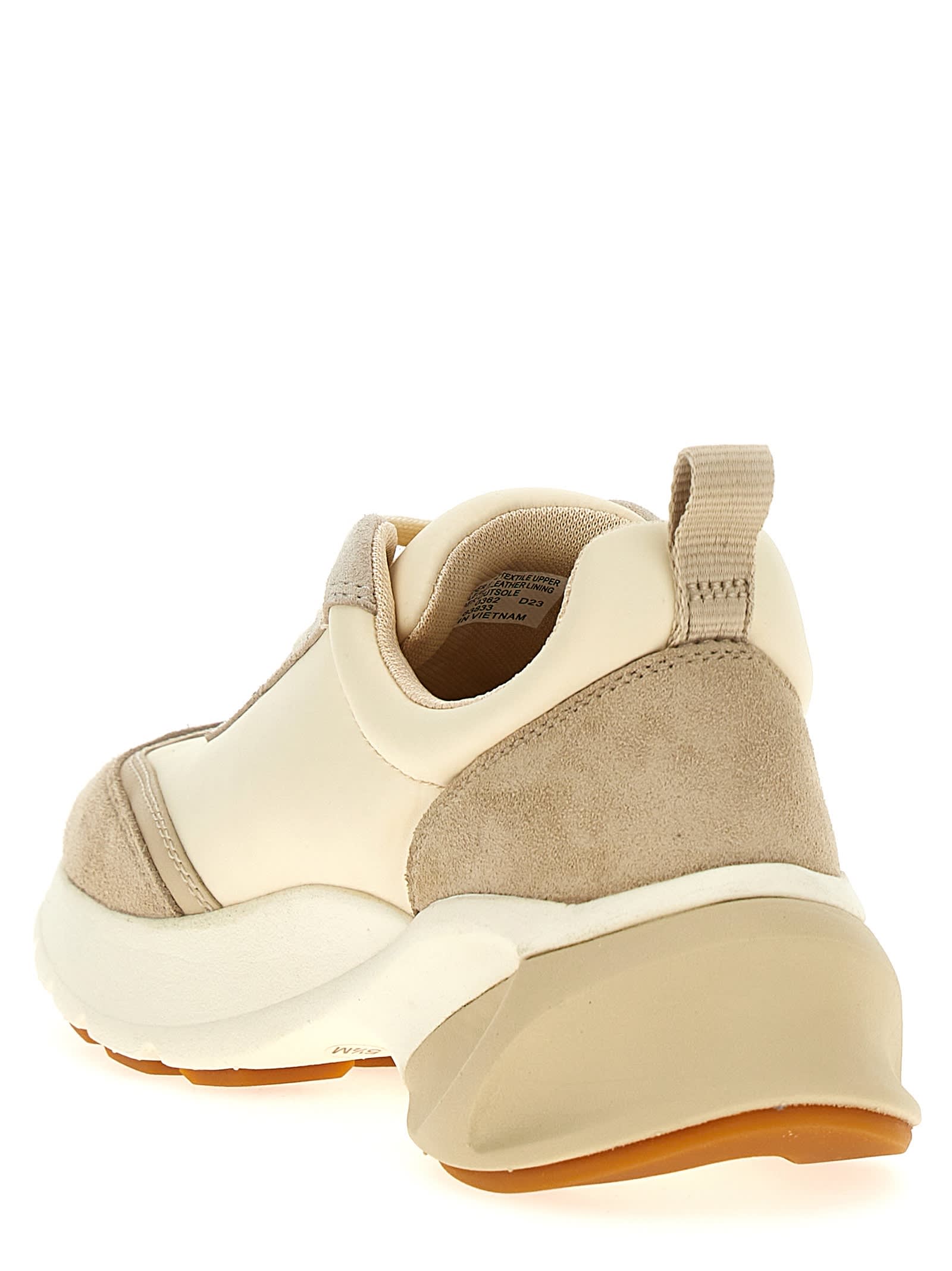Tory Burch Good Luck Sneakers Beige In Gold