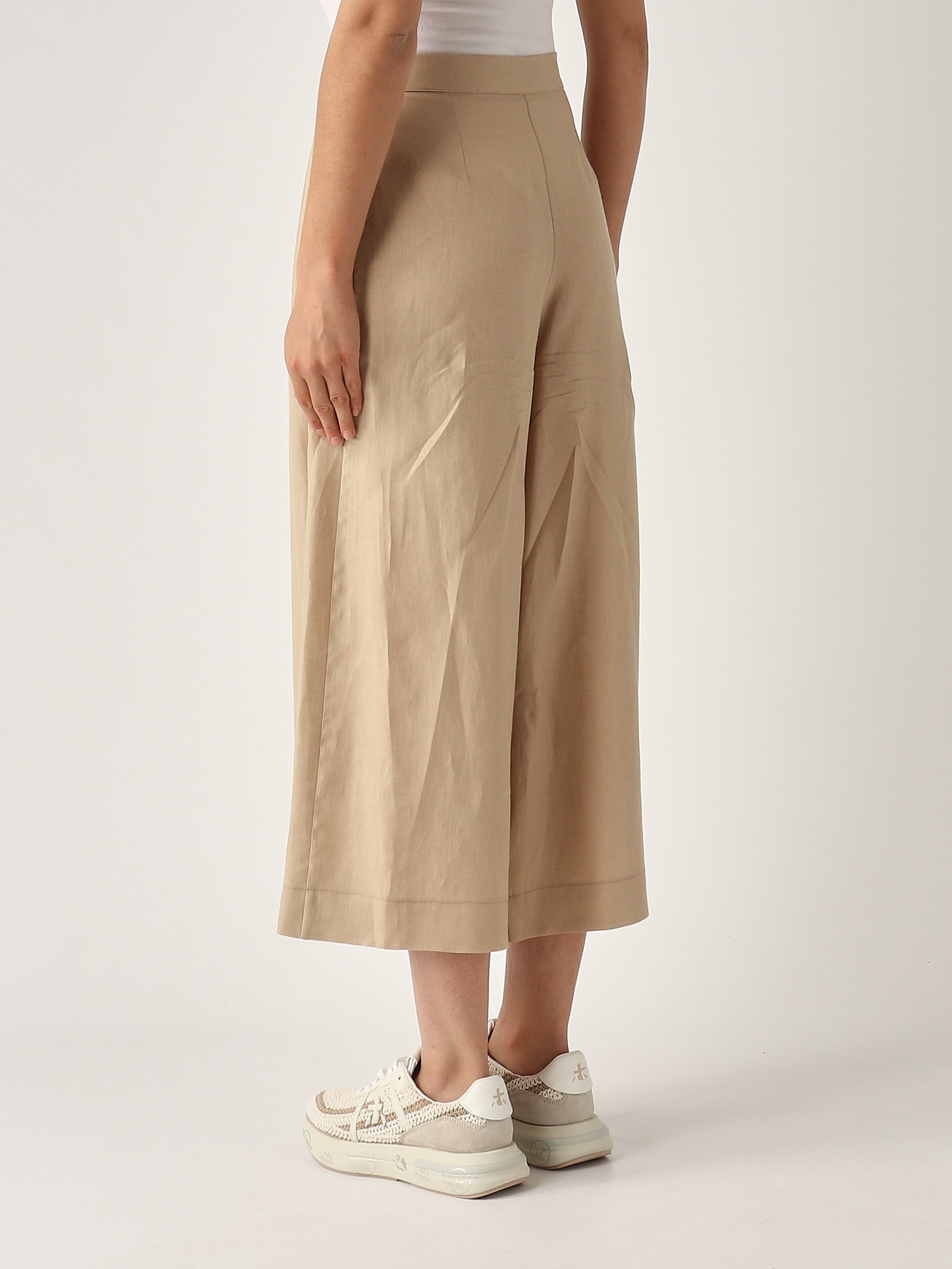 Gran Sasso Gonna Pantalone Trousers In Brown