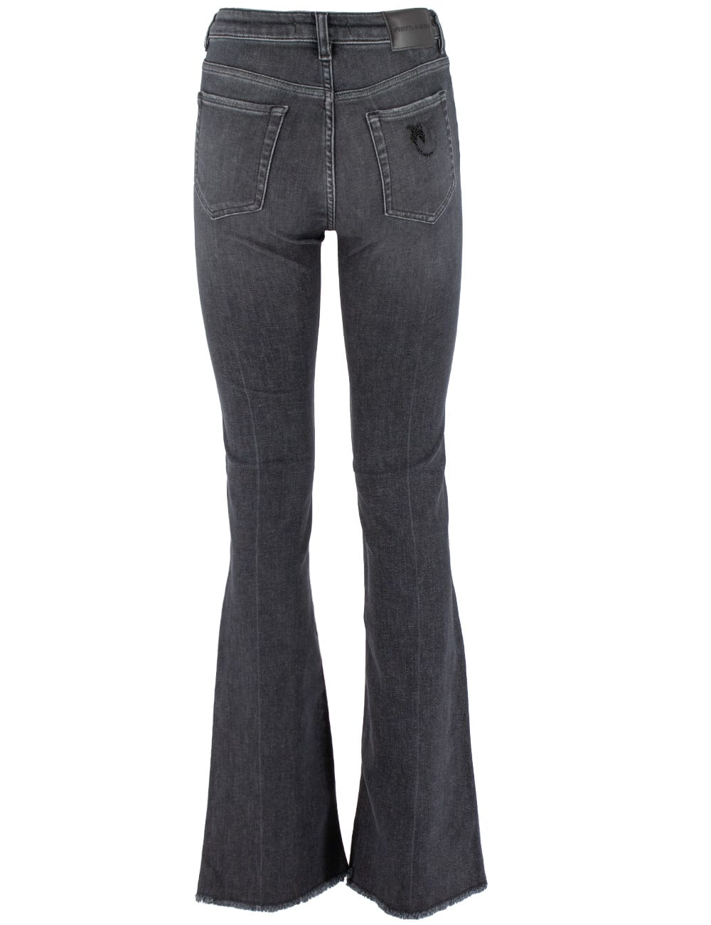 Shop Pinko Jeans In Lavaggio Vintage Grigio Scuro