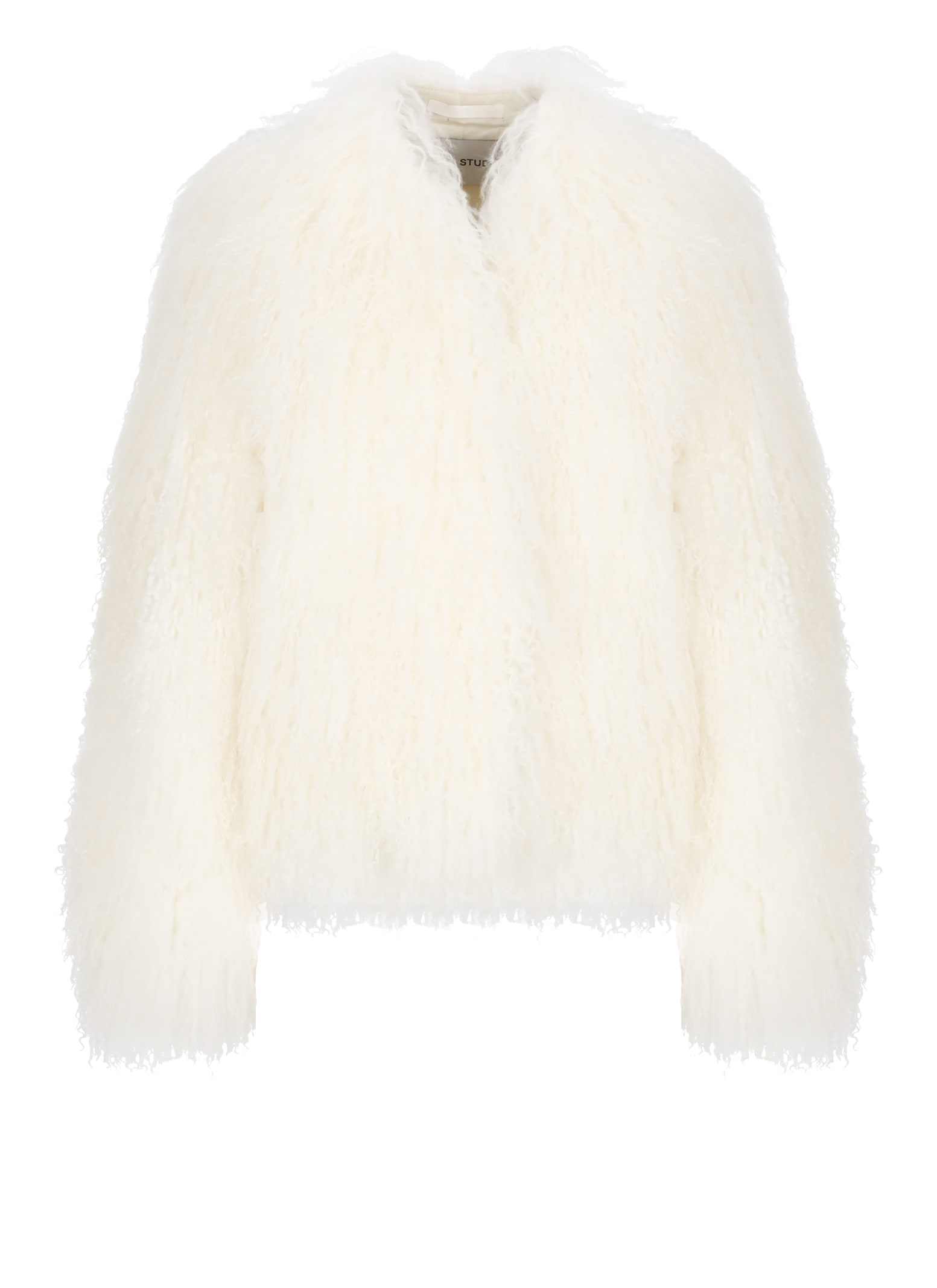 Stand Studio Charlotte Fur In White