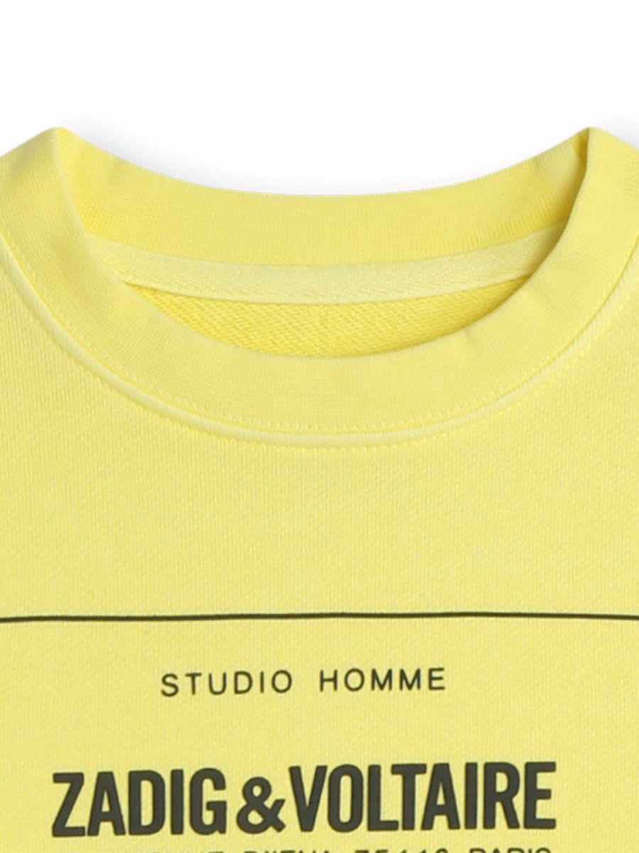 Zadig & Voltaire Sweatshirt In Yellow