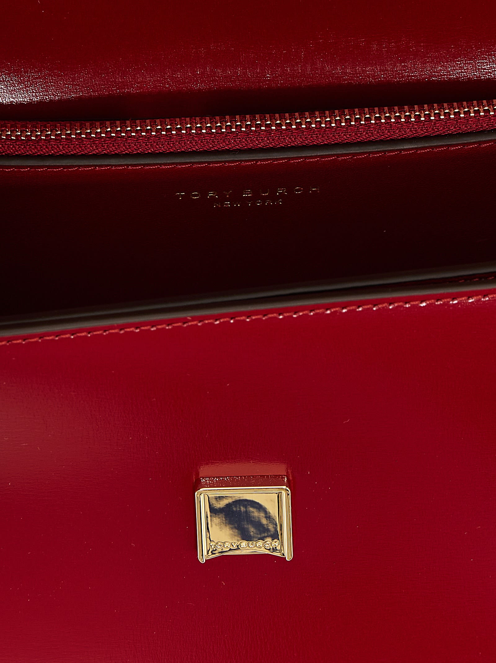 Tory Burch Eleanor Small Crossbody Bag In Ruby