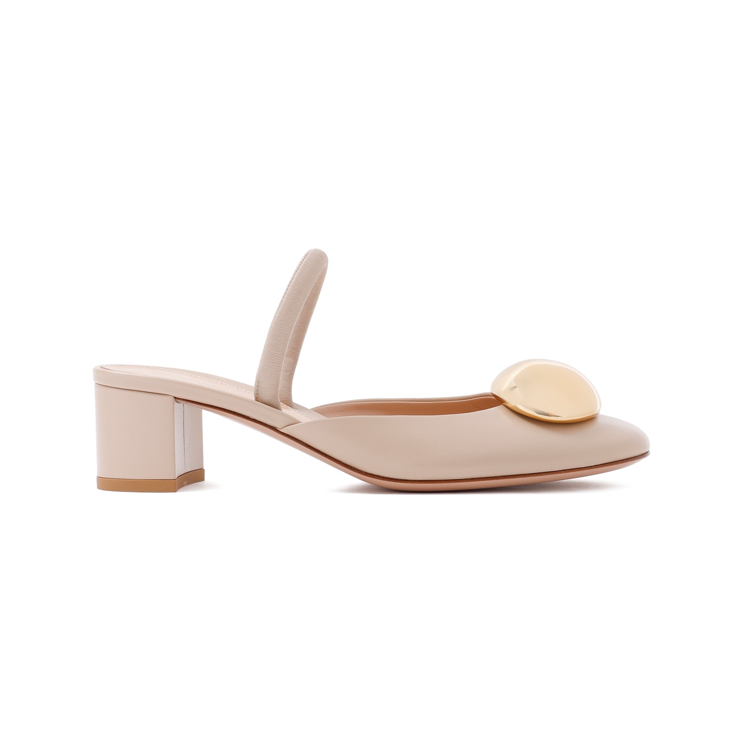 Shop Gianvito Rossi Slingback Pump In Mousse