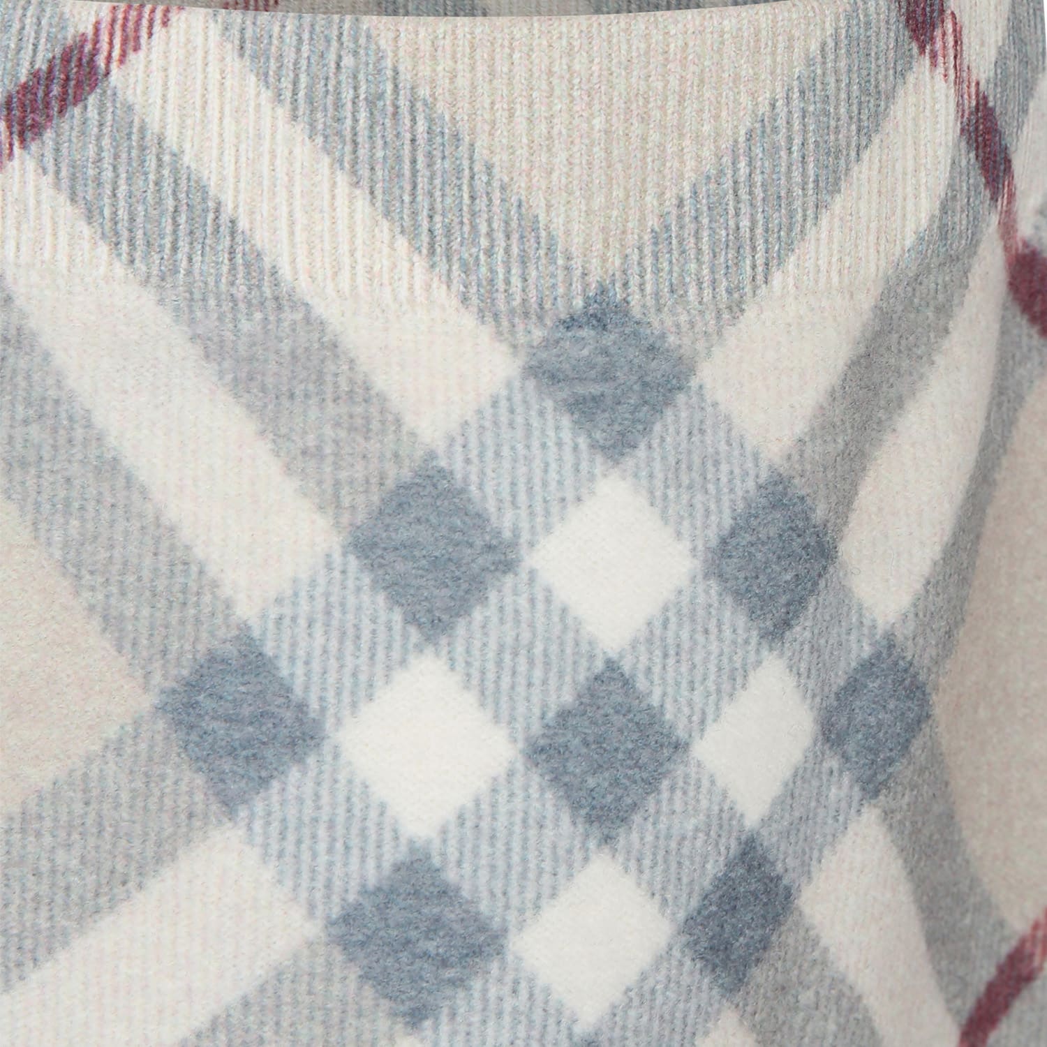 Burberry Beige Skirt For Girl With Vintage Check In Pale Stone Ip Check