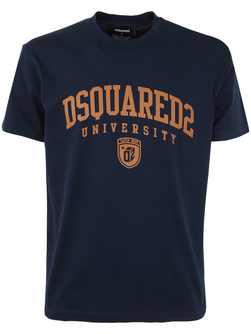Dsquared2 Men's Cotton Logo T Shirt In Navy Blue