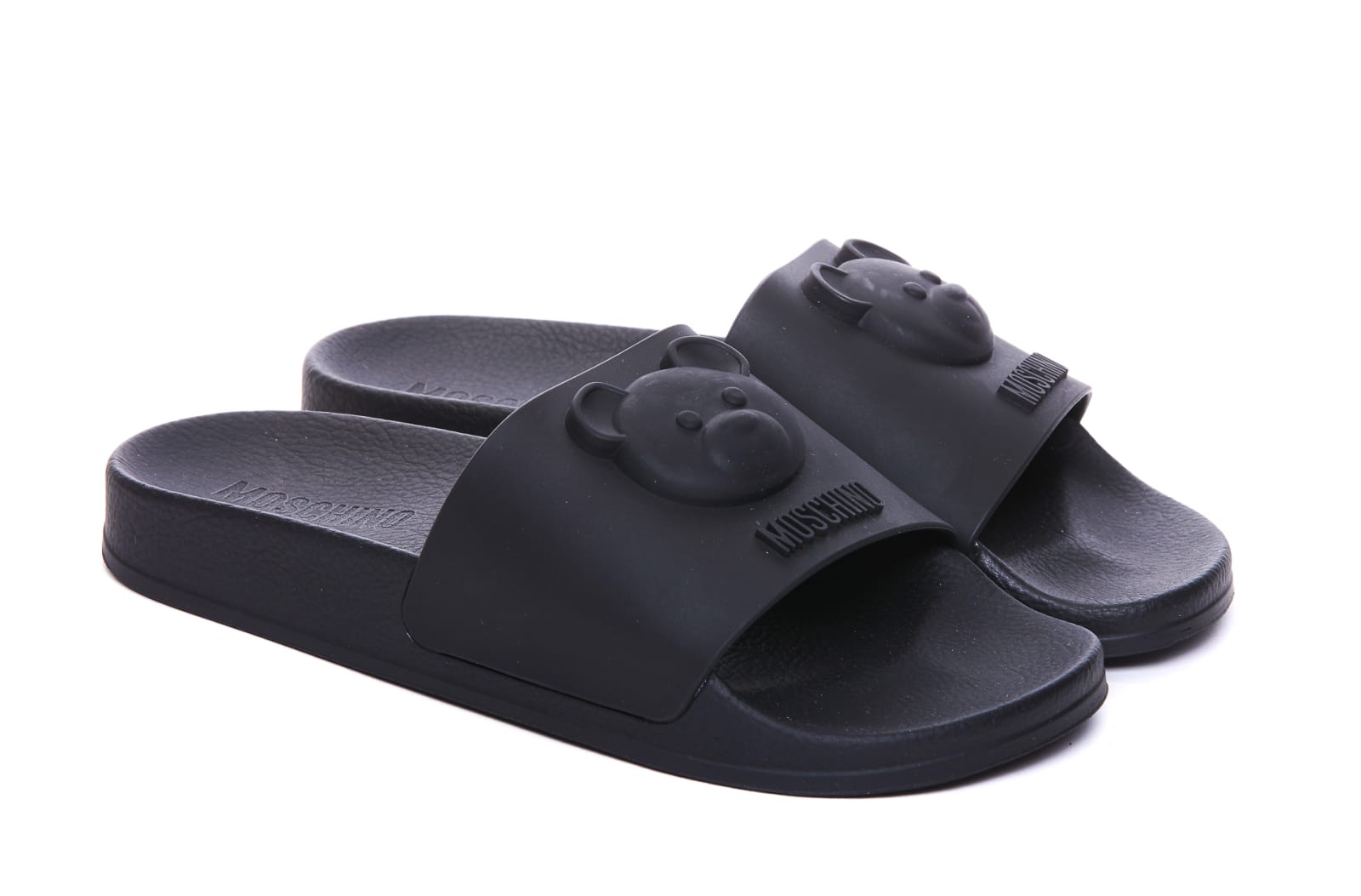 MOSCHINO TEDDY LOGO SANDALS