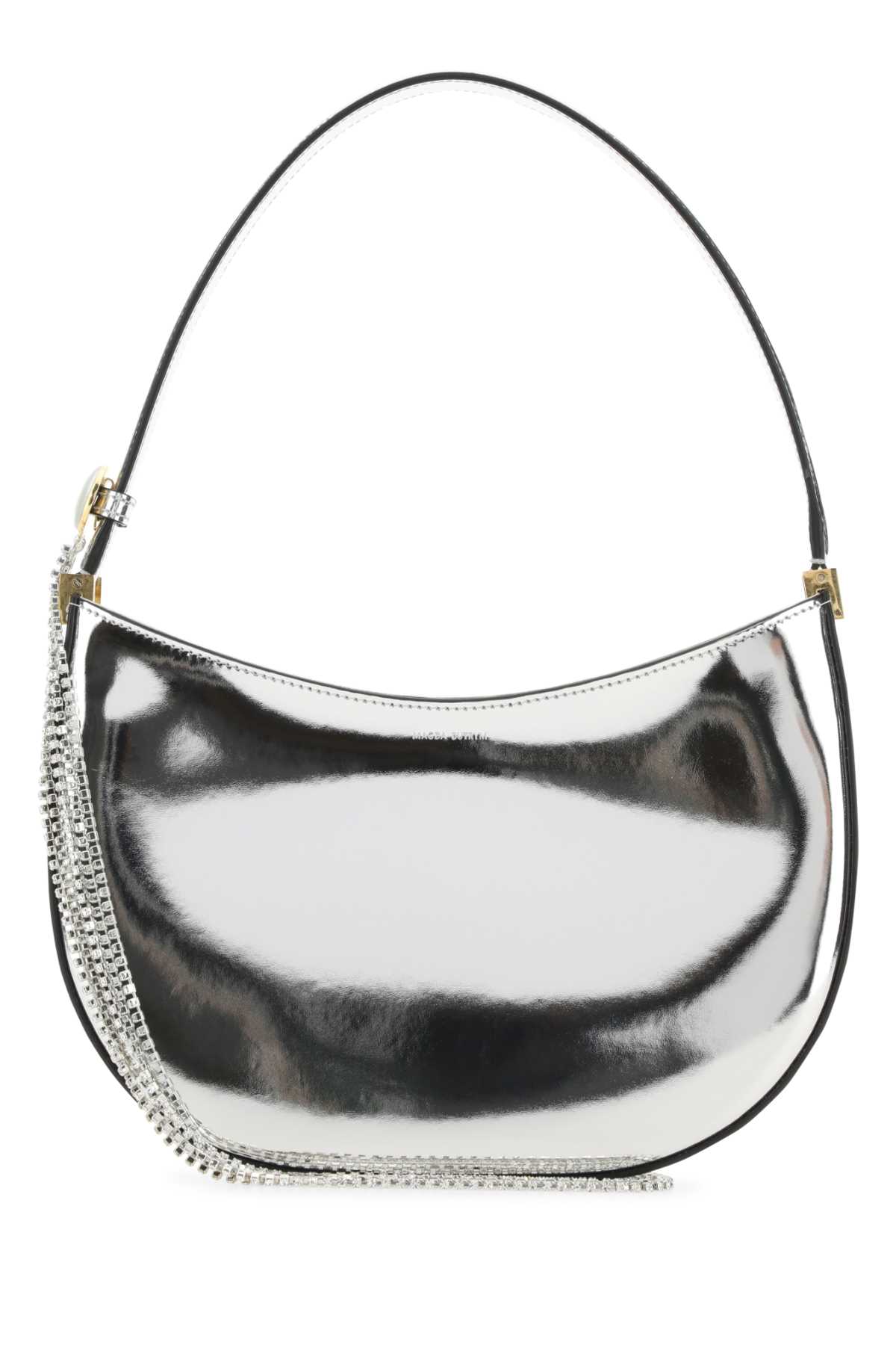 Silver Leather Medium Vesna Handbag